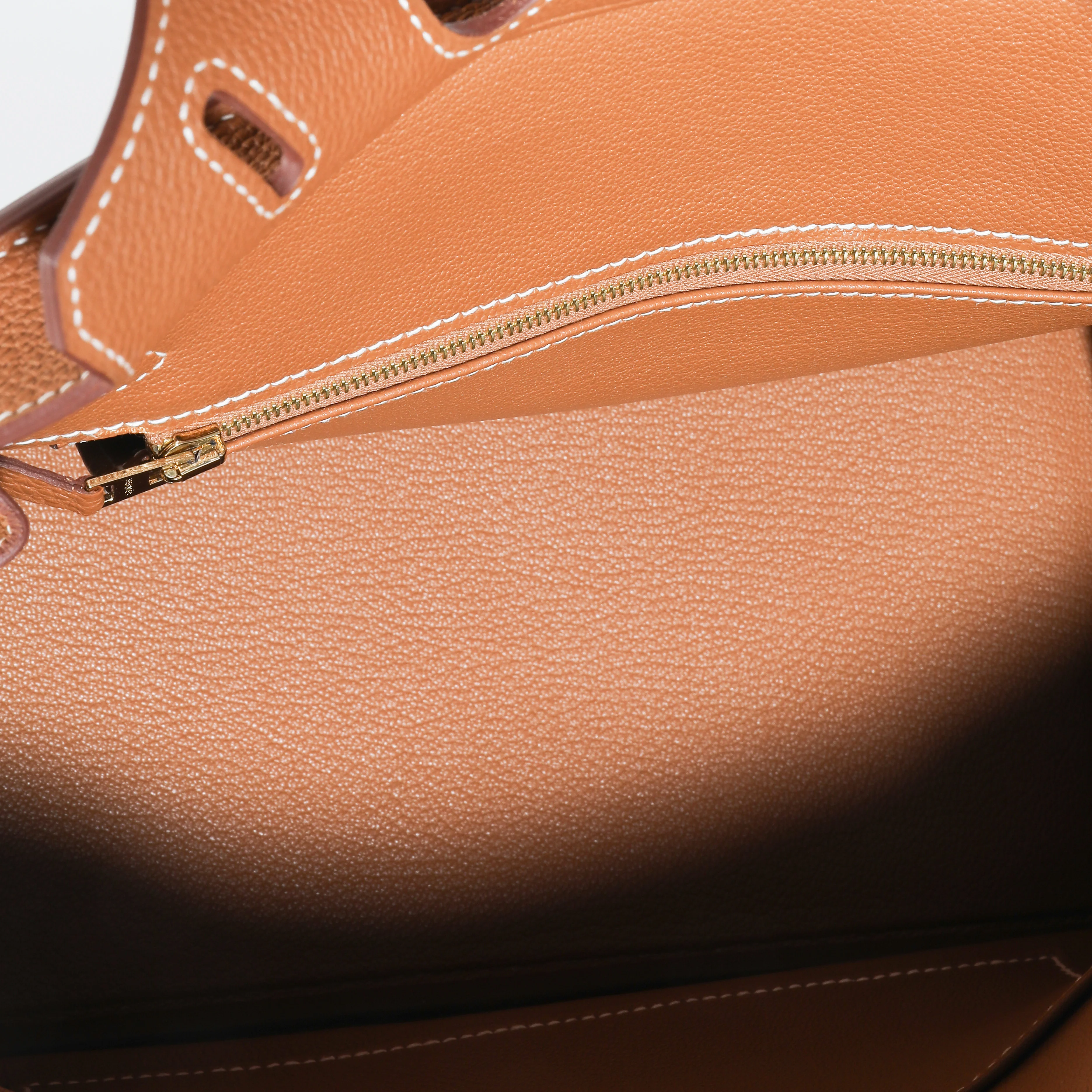Gold Togo Birkin 25 GHW - Image 9