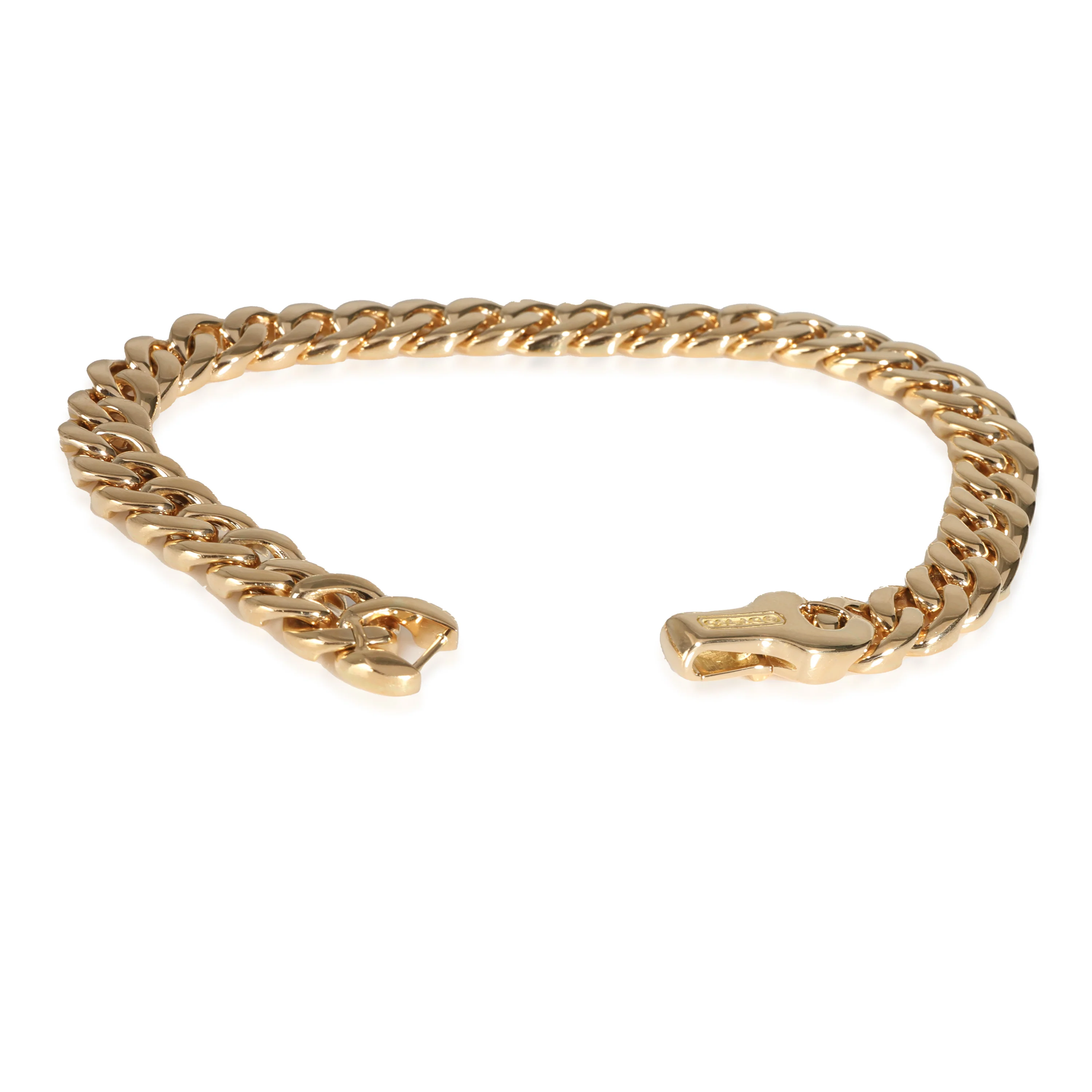 Curb Chain Collection Bracelet in 18k Yellow Gold - Image 4