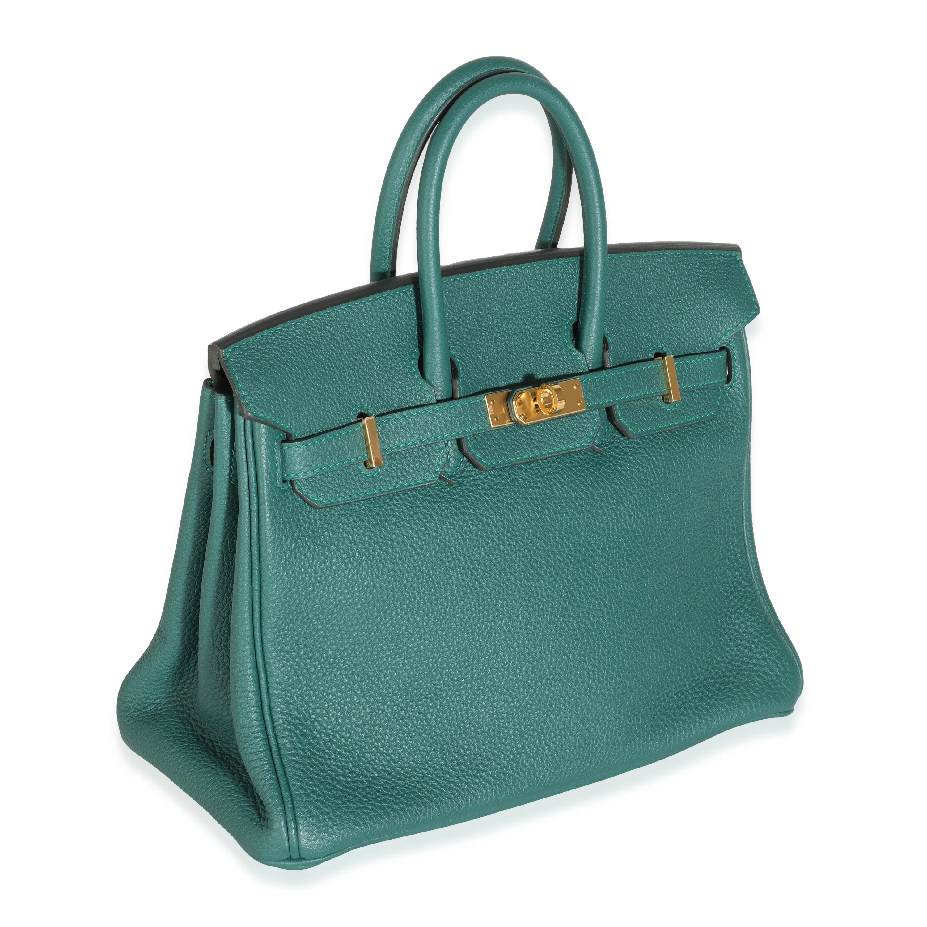 Malachite Togo Birkin 25 GHW - Image 3