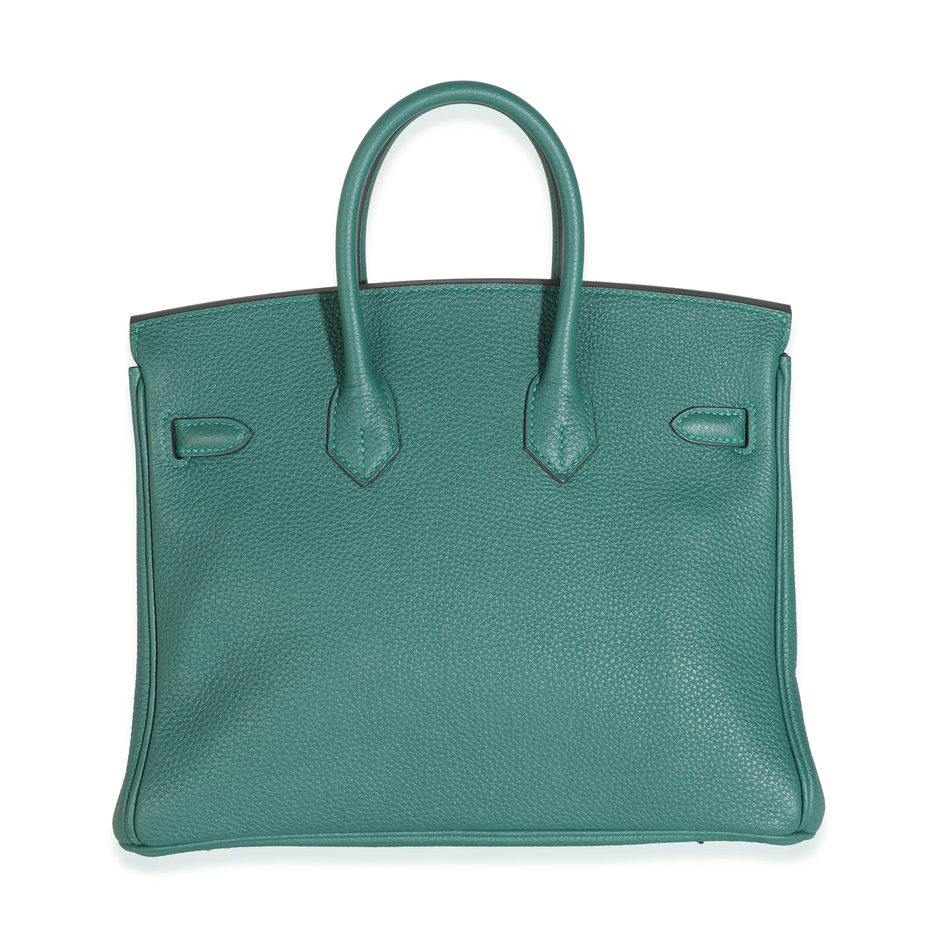 Malachite Togo Birkin 25 GHW - Image 4