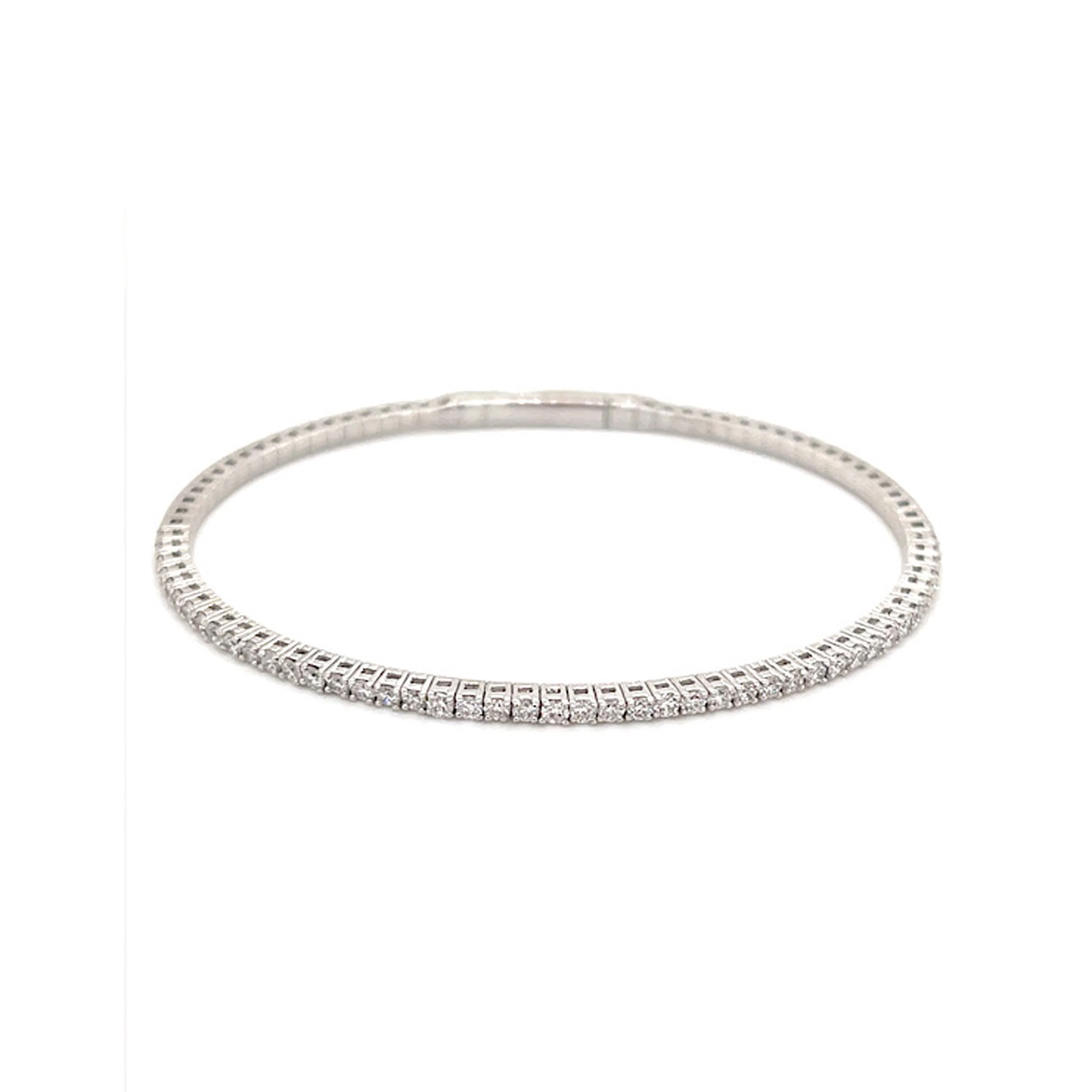 Bracelet in 14k White Gold 1.2 CTW