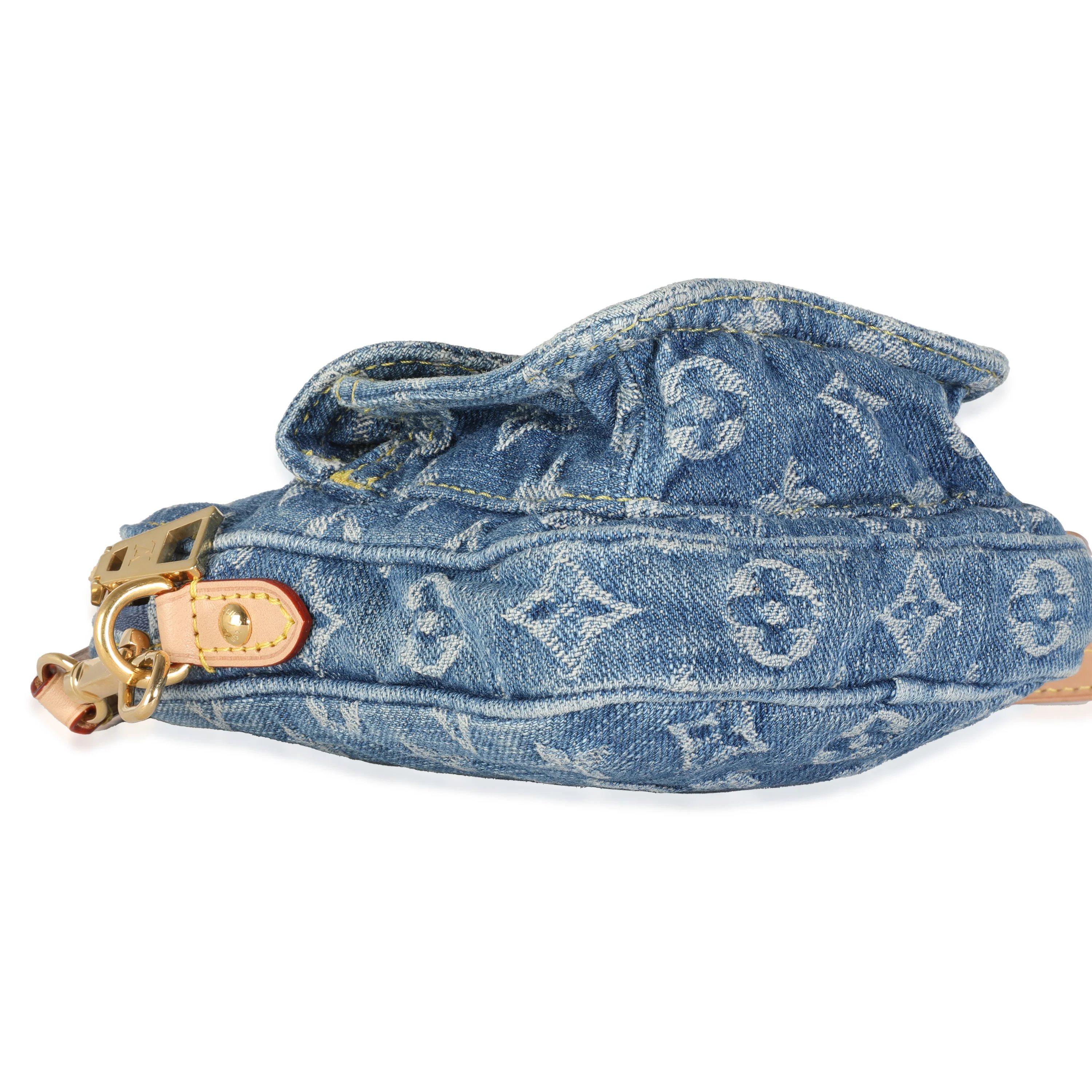 Monogram Denim Fairfax Pochette - Image 6