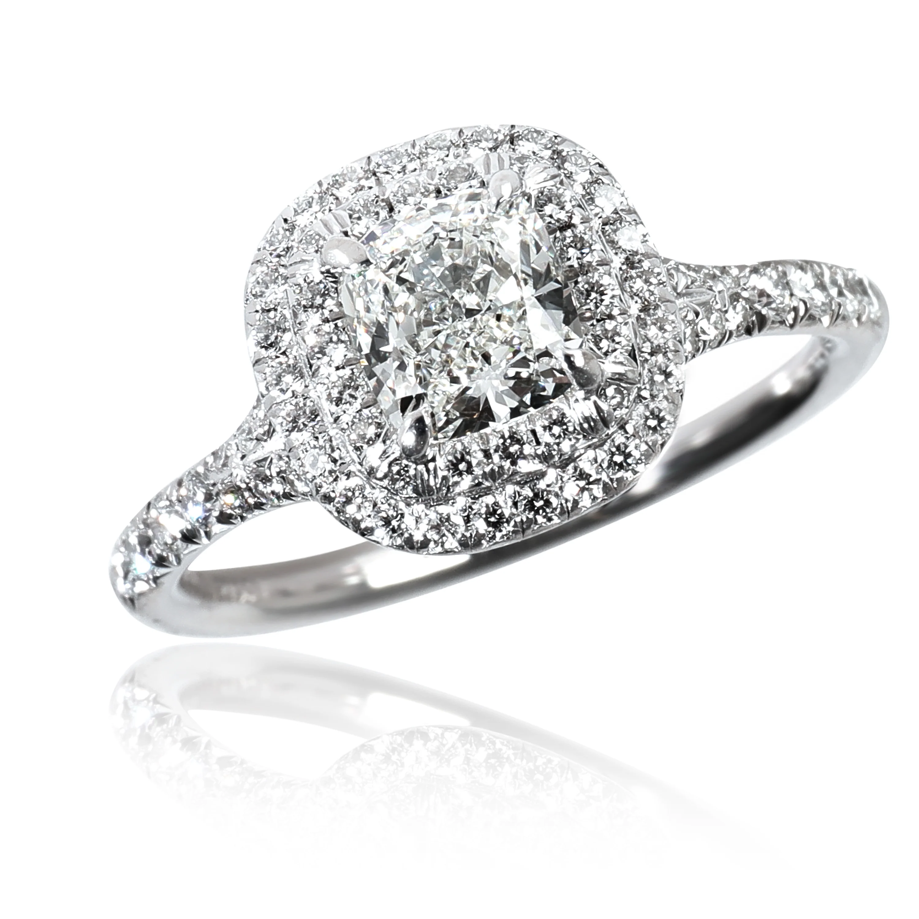 Soleste Diamond Engagement Ring in Platinum G VS1 1.1 CTW - Image 3