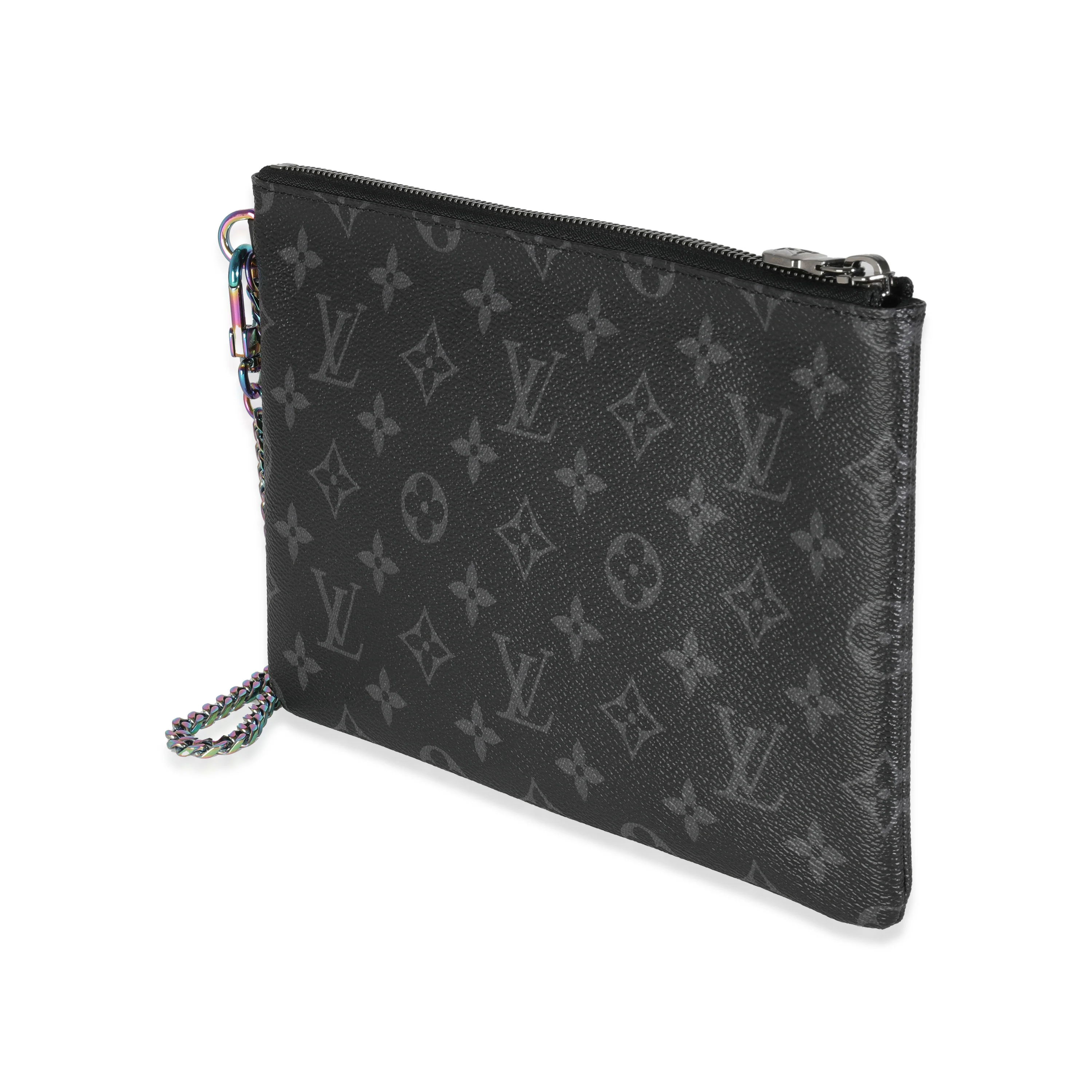Monogram Eclipse Canvas Fragment Design Ipad Pouch - Image 2