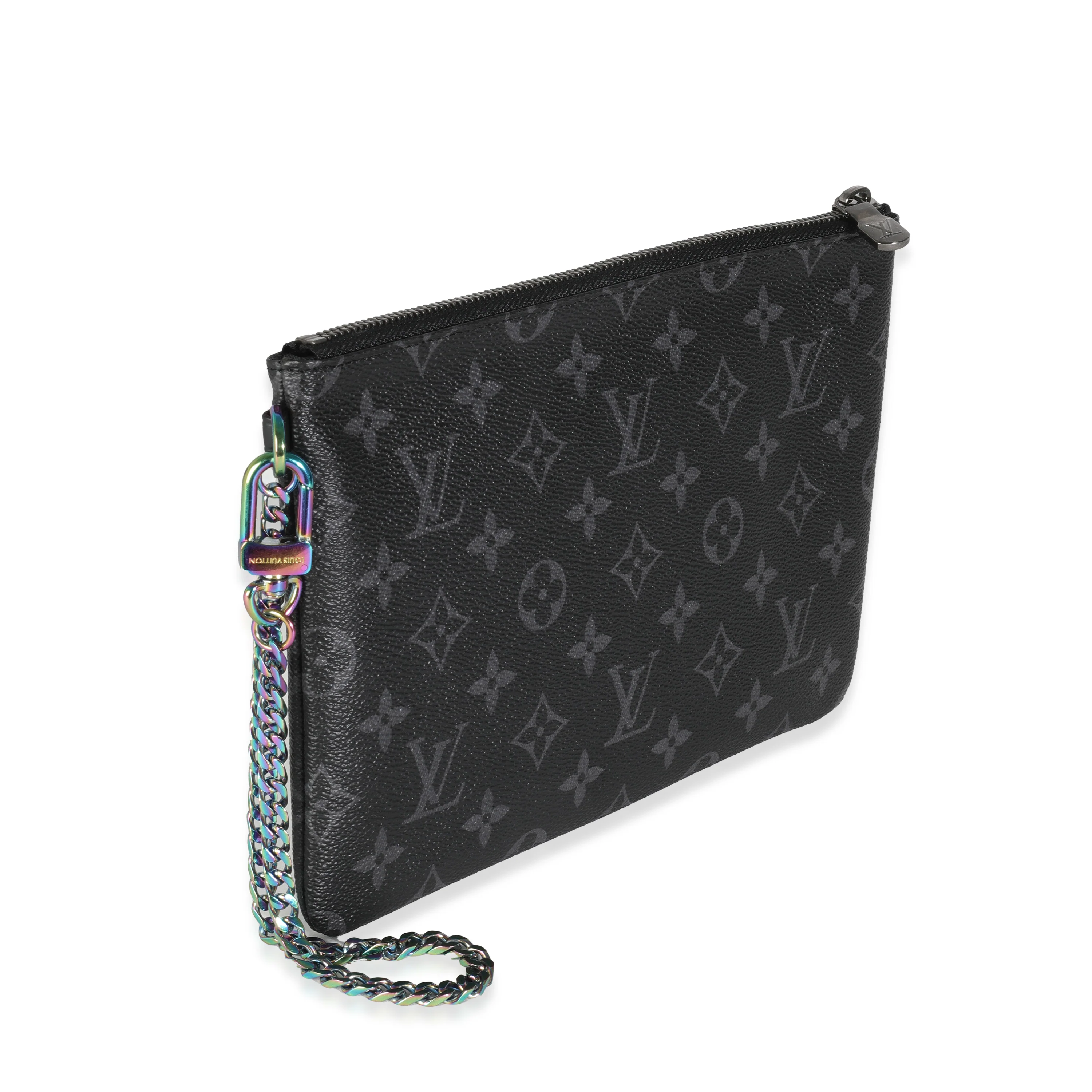 Monogram Eclipse Canvas Fragment Design Ipad Pouch - Image 3