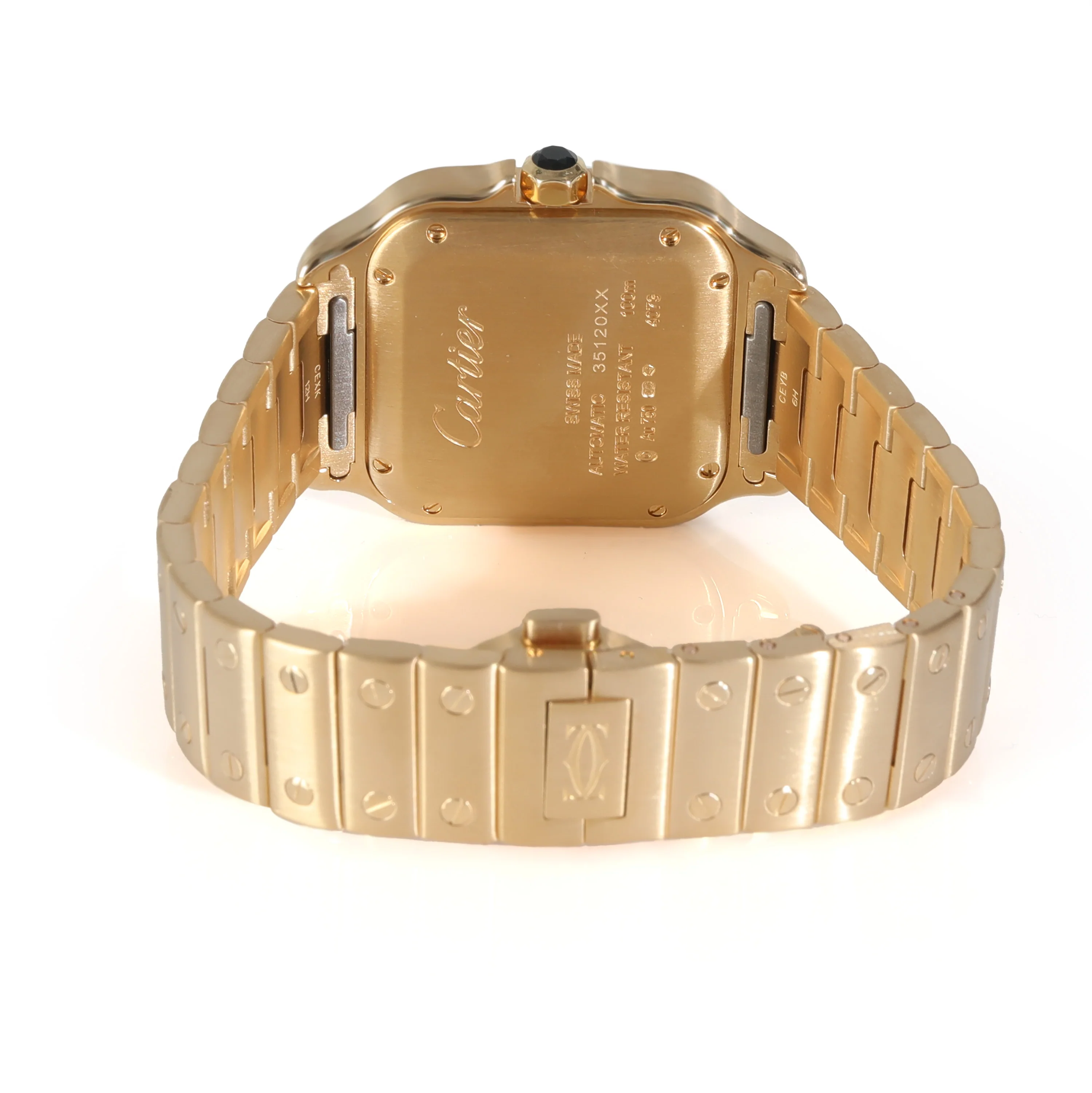 Santos de Cartier WGSA0010 Unisex Watch in 18kt Yellow Gold - Image 4