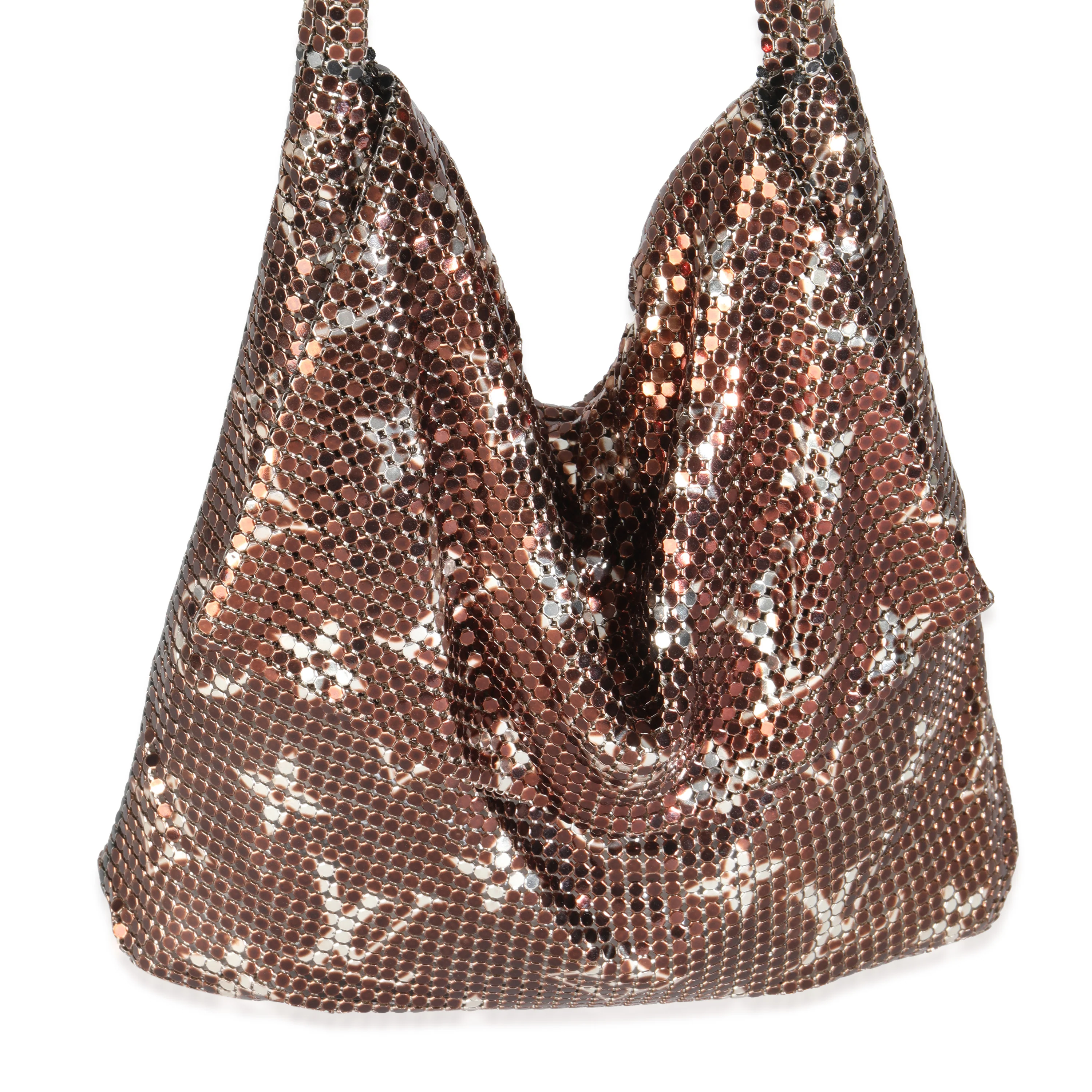 Bronze Monogram Mesh Metal Frances