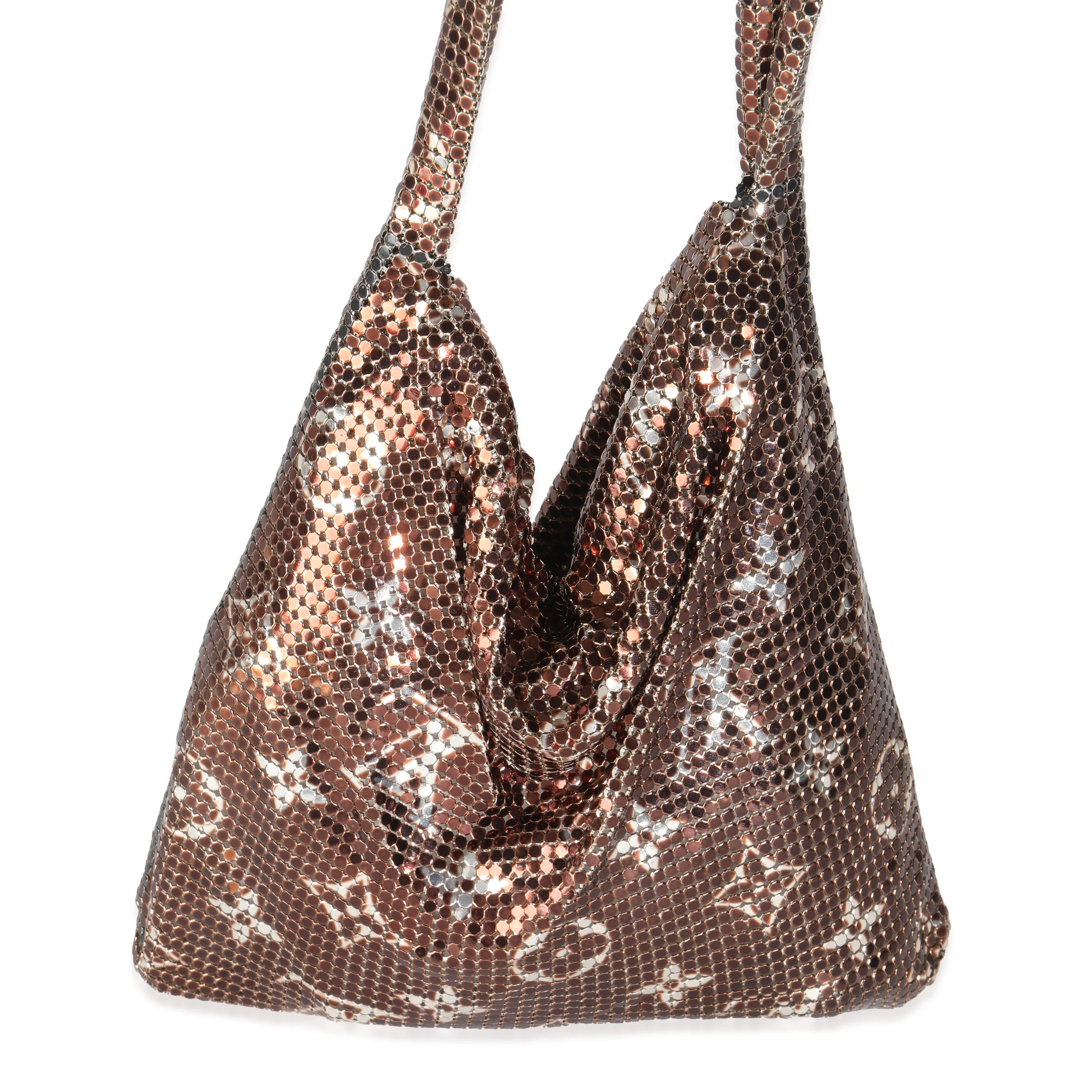 Bronze Monogram Mesh Metal Frances - Image 4