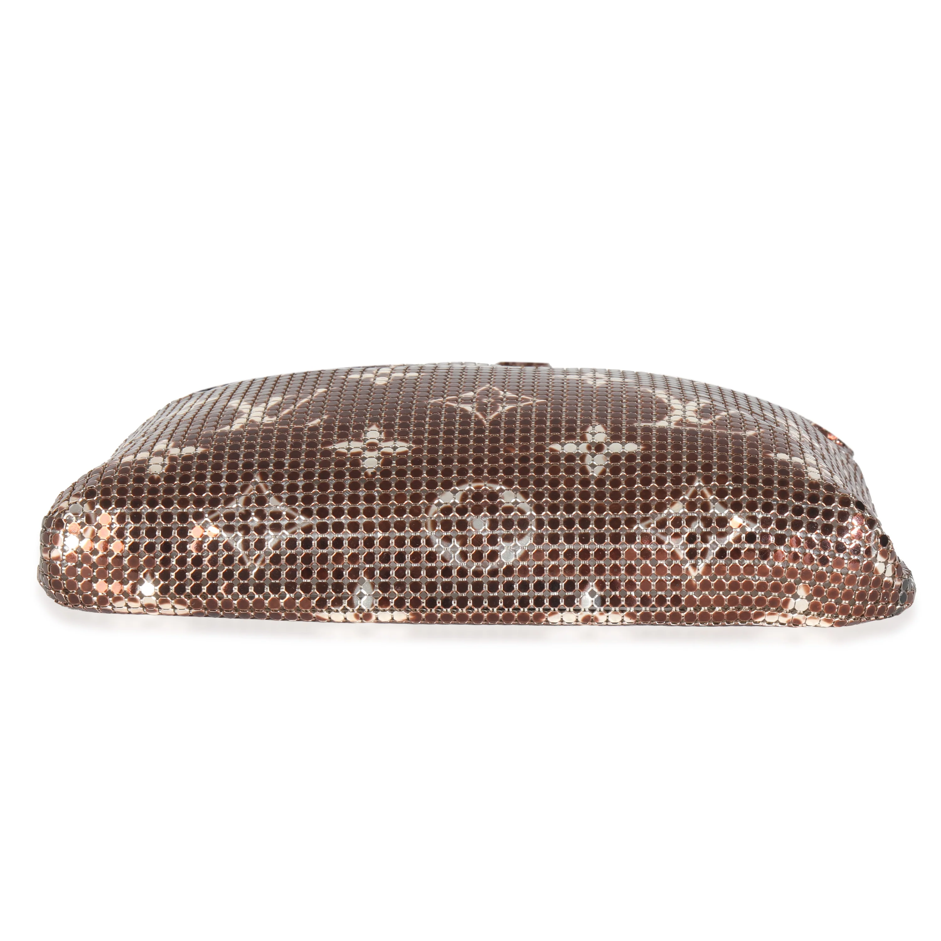 Bronze Monogram Mesh Metal Frances - Image 5