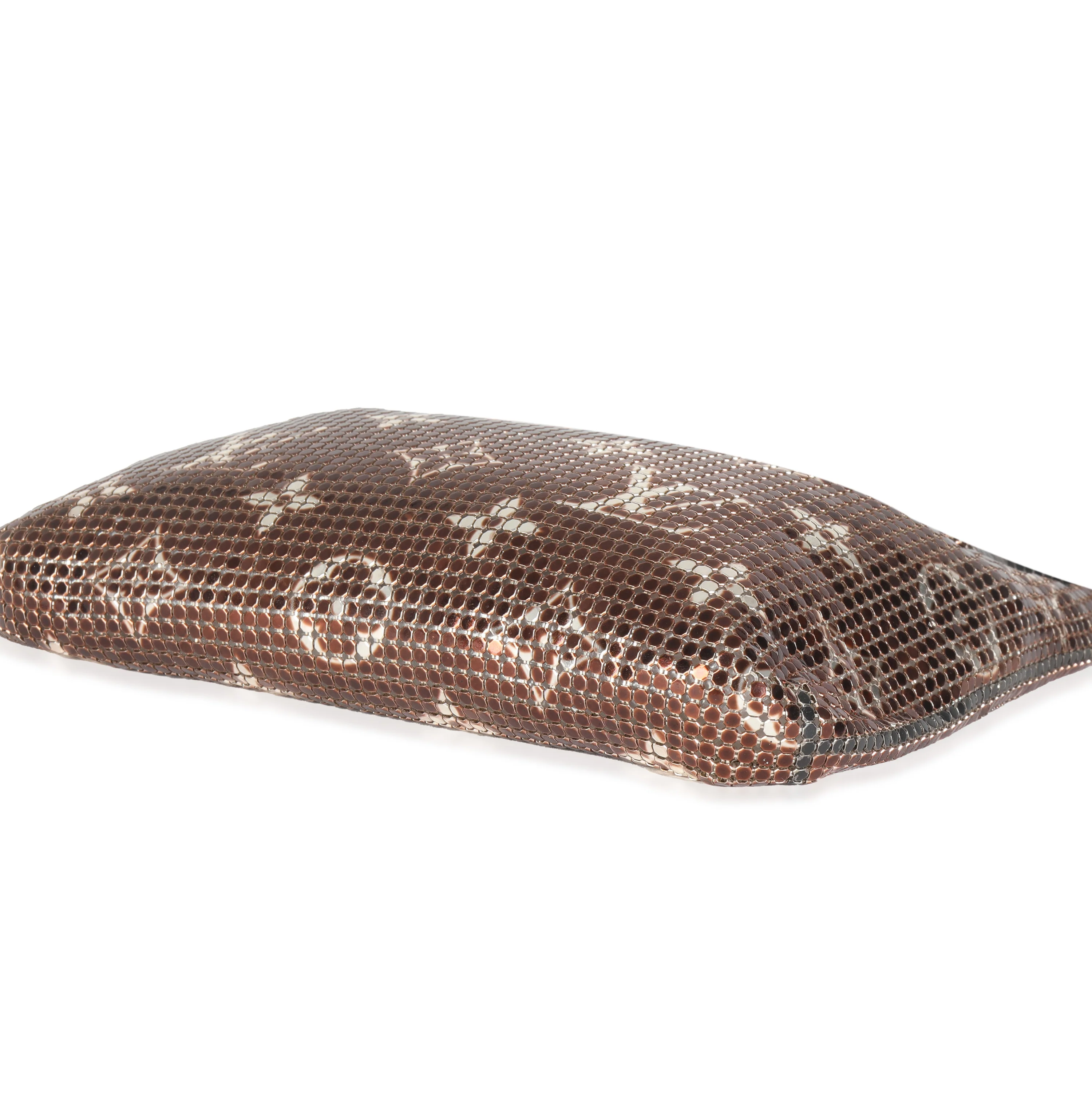 Bronze Monogram Mesh Metal Frances - Image 7