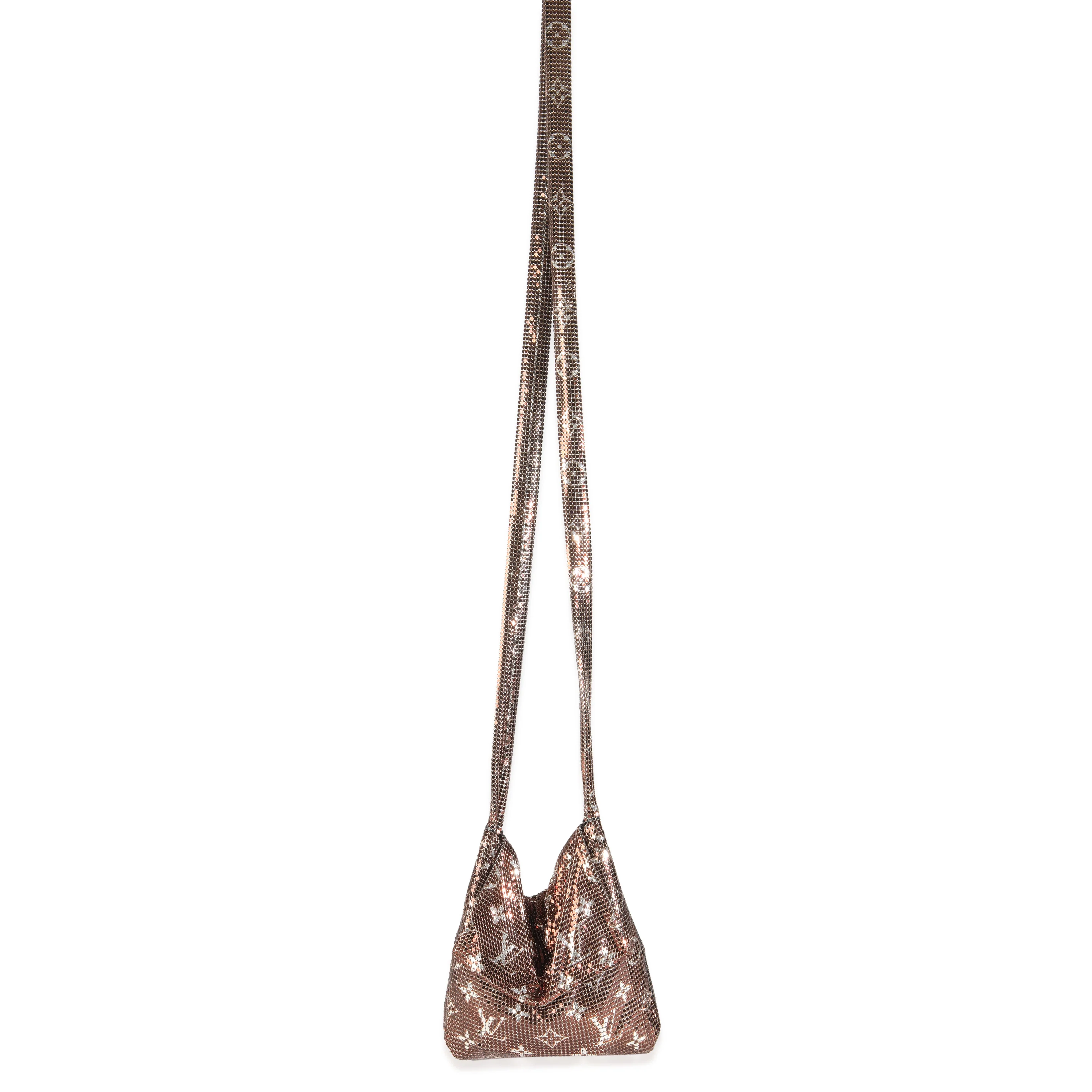 Bronze Monogram Mesh Metal Frances - Image 8