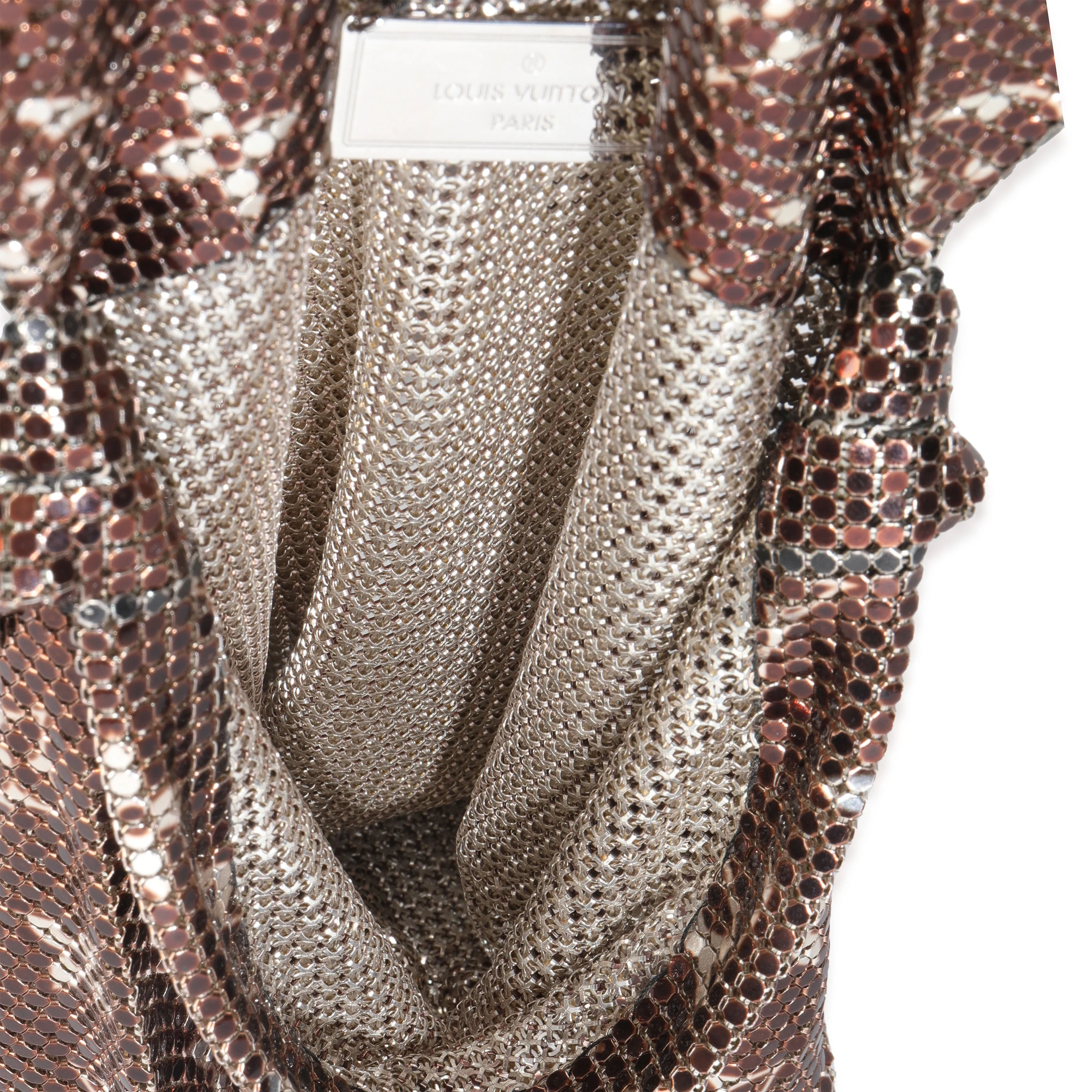 Bronze Monogram Mesh Metal Frances - Image 9