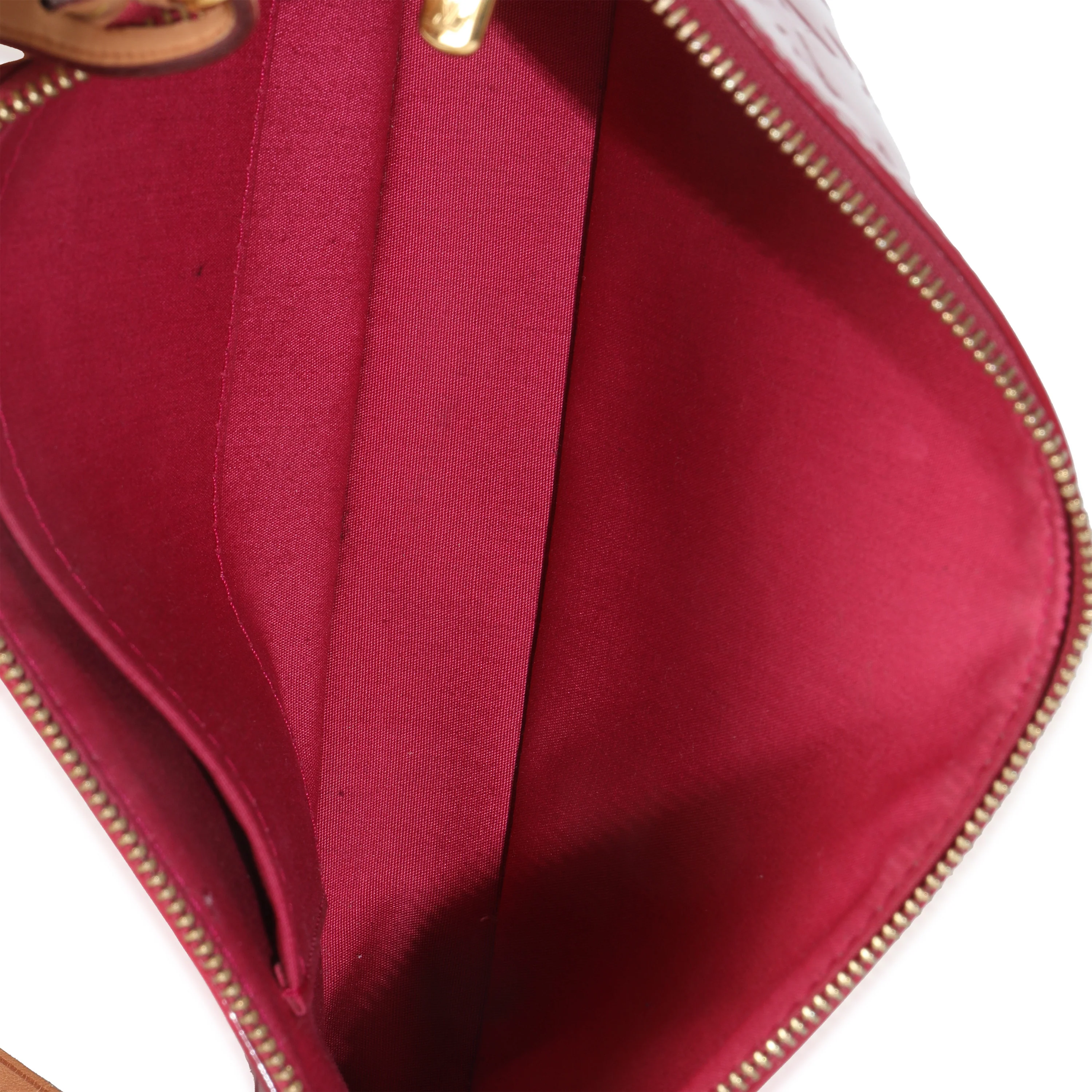 Rose Indien Monogram Vernis Pochette Accessoires NM - Image 5