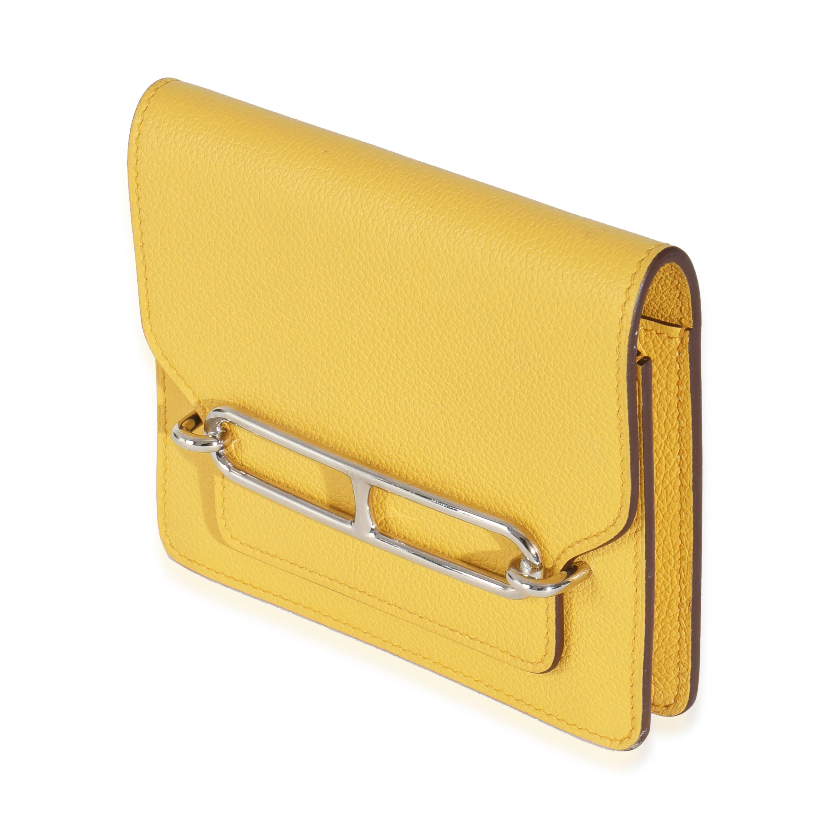 Jaune Ambre Evercolor Roulis Compact Wallet PHW - Image 2
