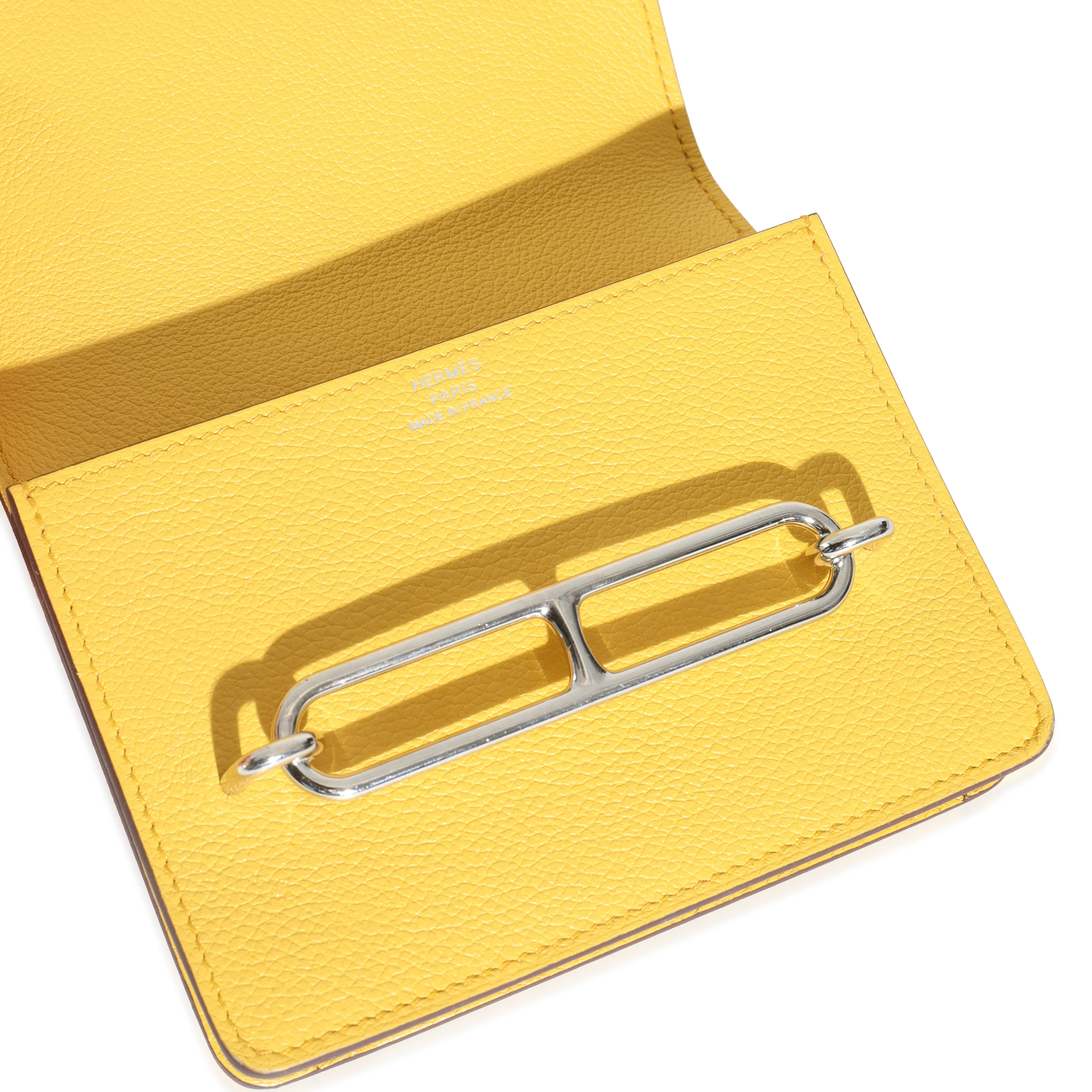 Jaune Ambre Evercolor Roulis Compact Wallet PHW - Image 9