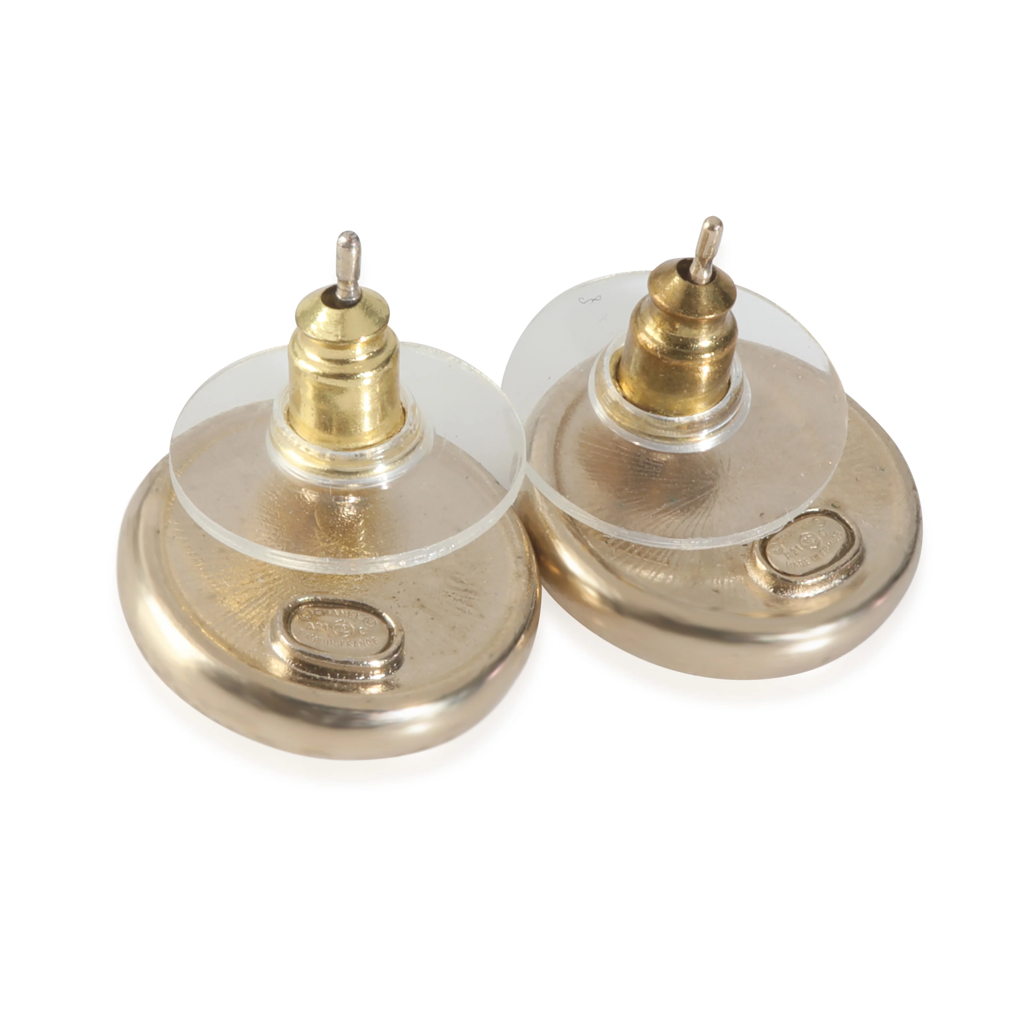 Gold-Plated 2021 Number 5 Stud Earrings - Image 3