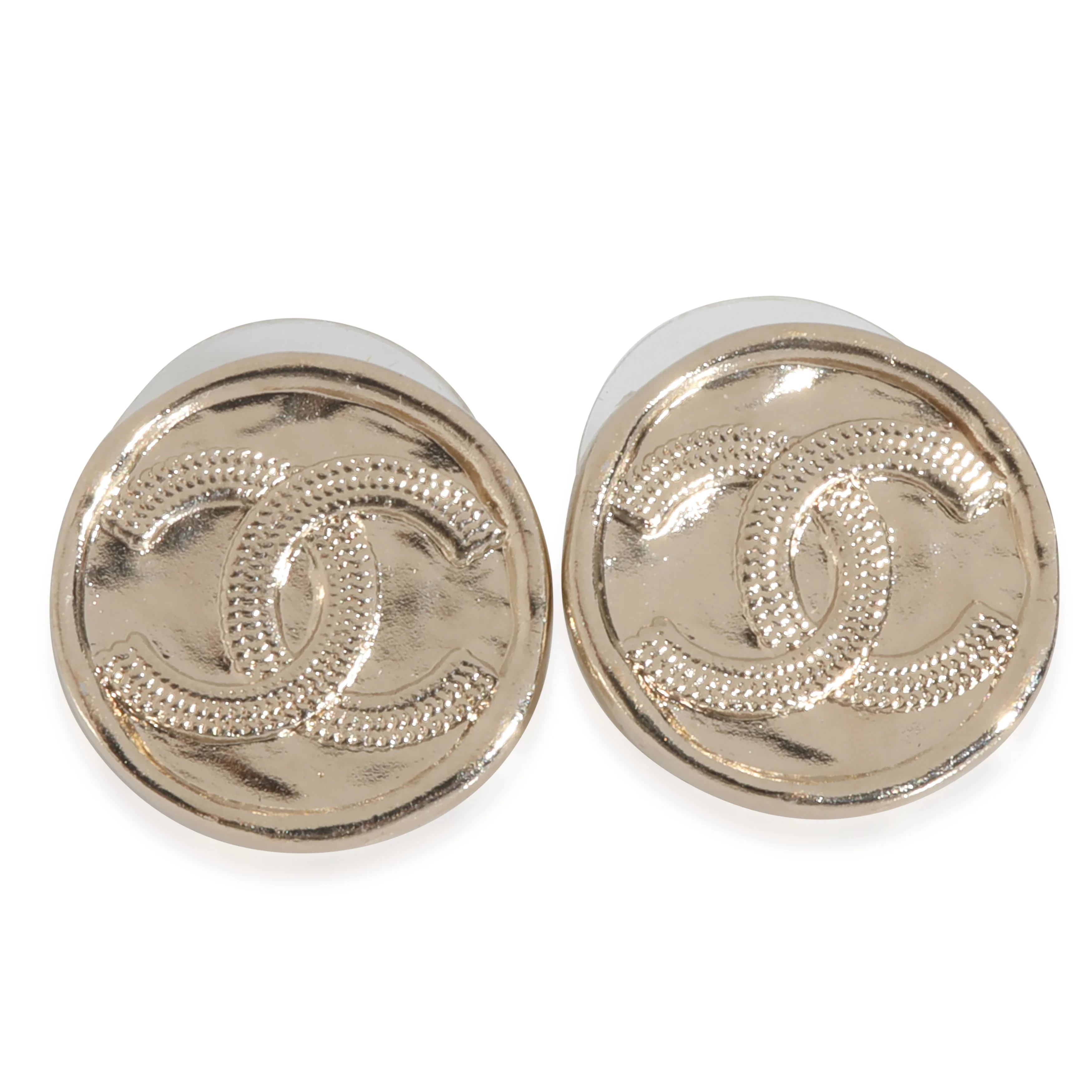 Gold-Plated  2022 CC Stud Earrings