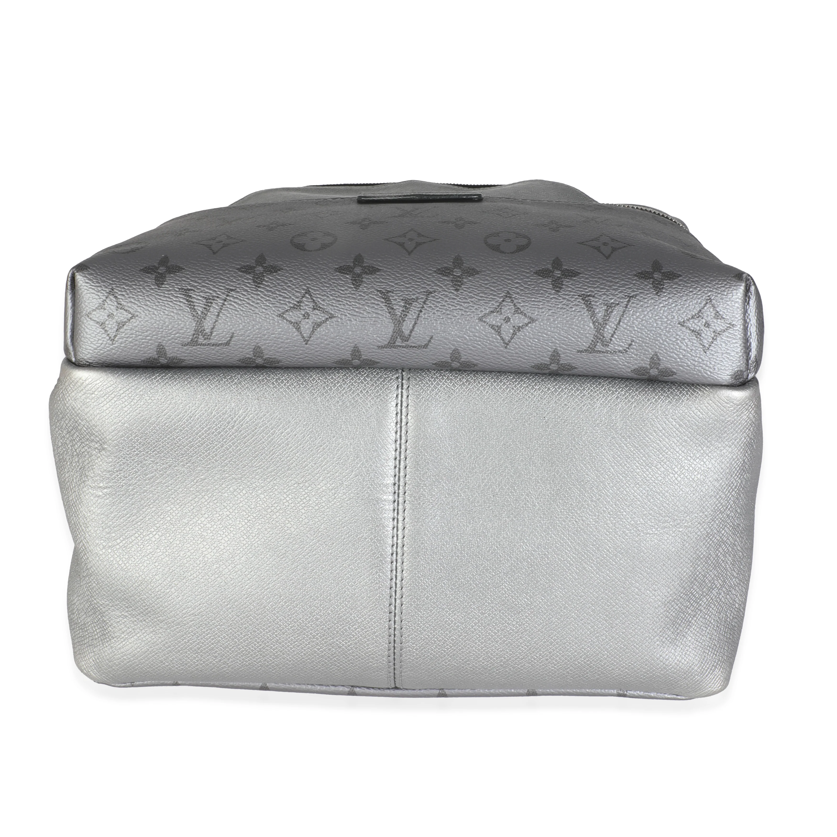 Silver Monogram Canvas Discovery Backpack - Image 5