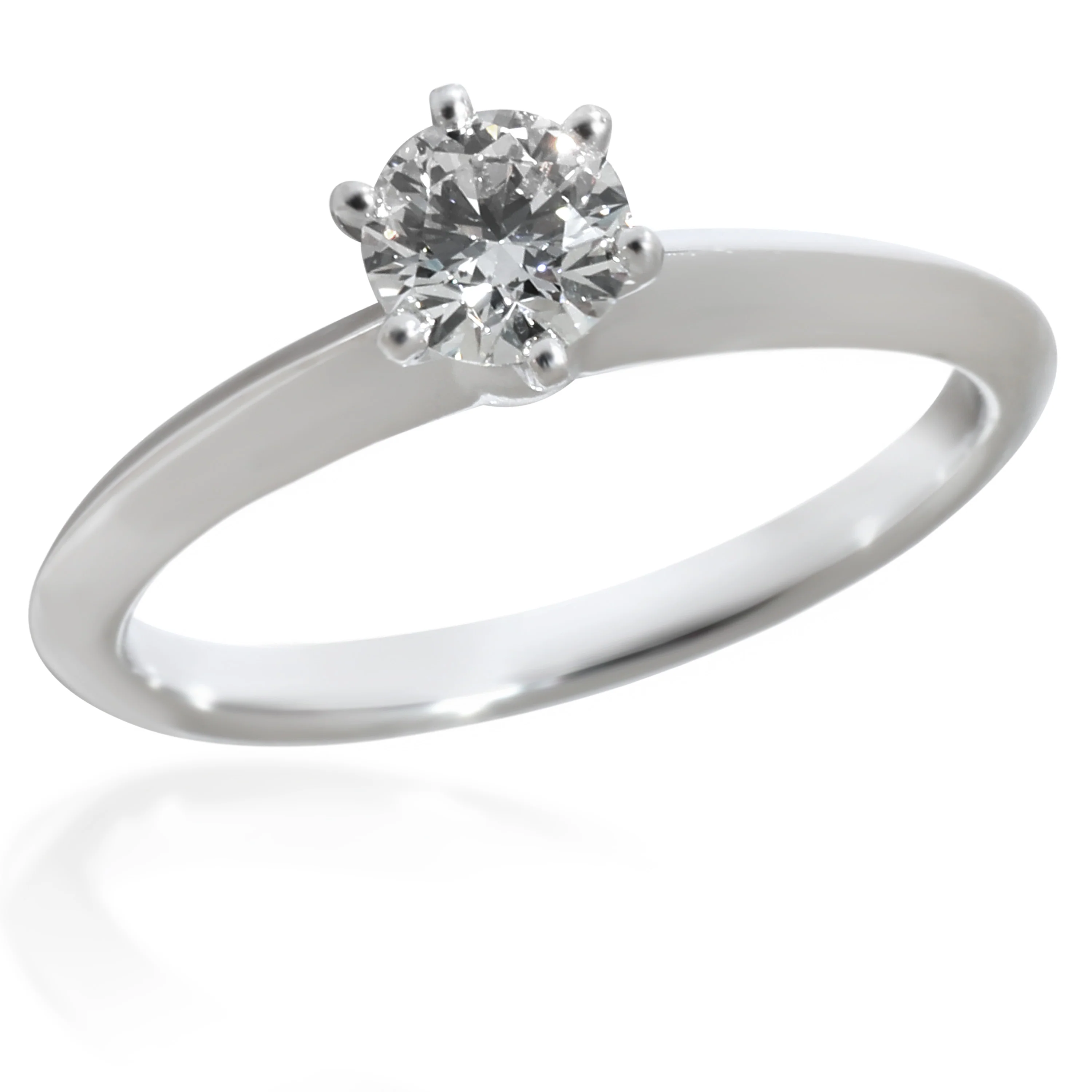 0.39 ct Round Brilliant Diamond Tiffany Solitaire Engagement Ring - Image 2