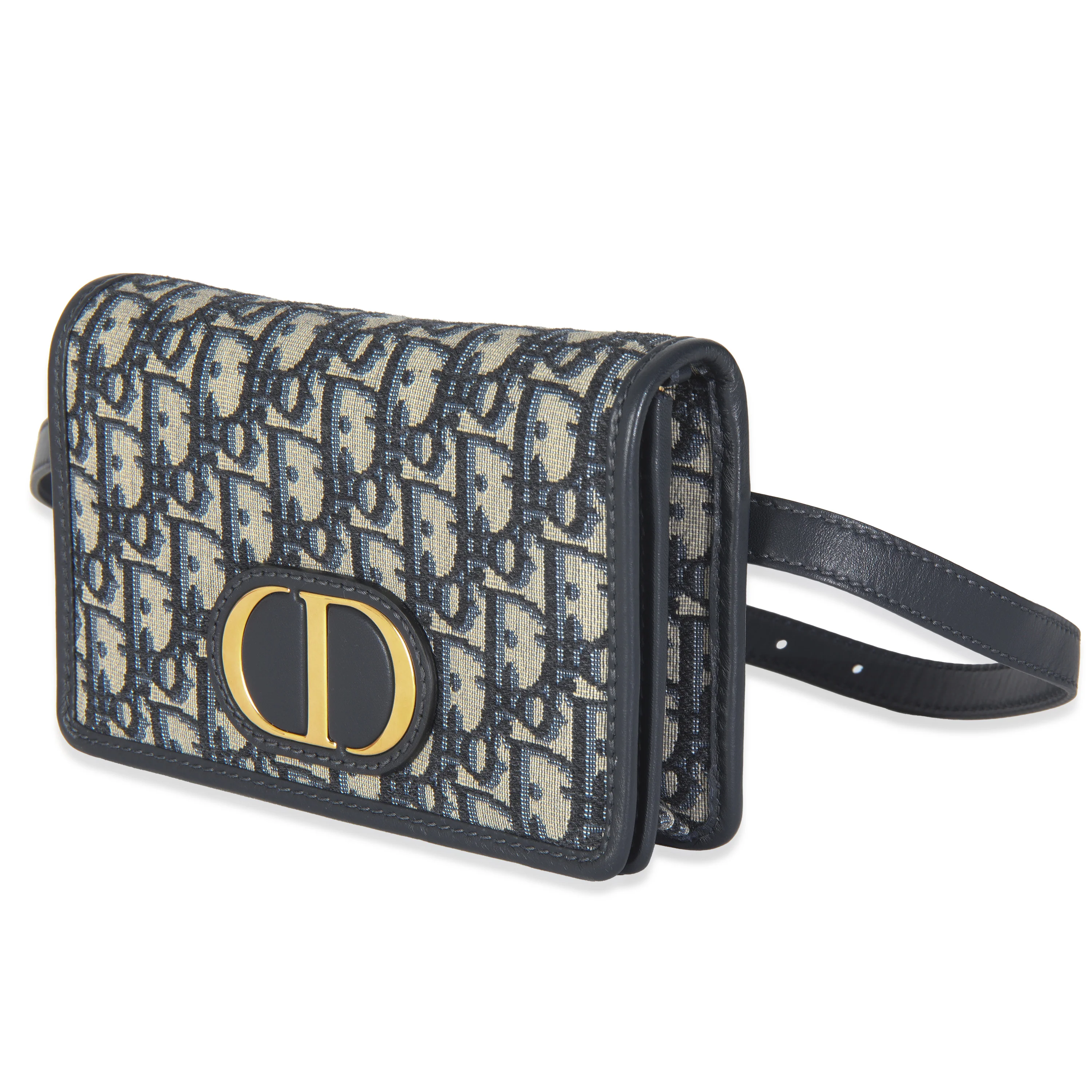 Blue Oblique Jacquard 30 Montaigne 2-in-1 Pouch - Image 2
