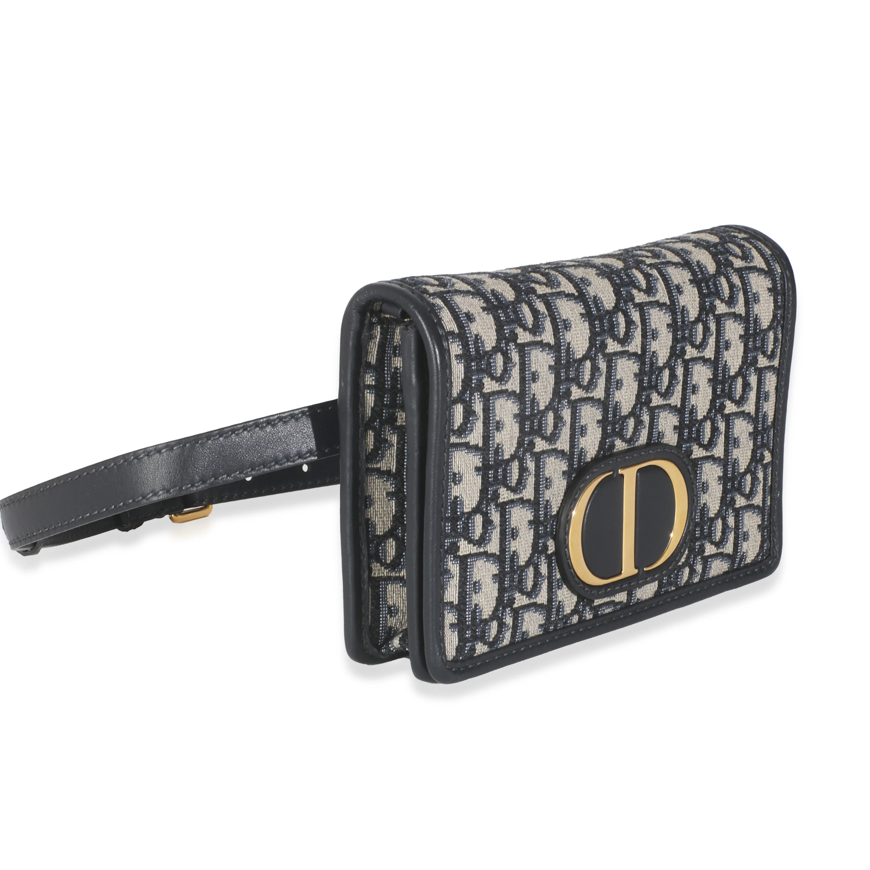 Blue Oblique Jacquard 30 Montaigne 2-in-1 Pouch - Image 3