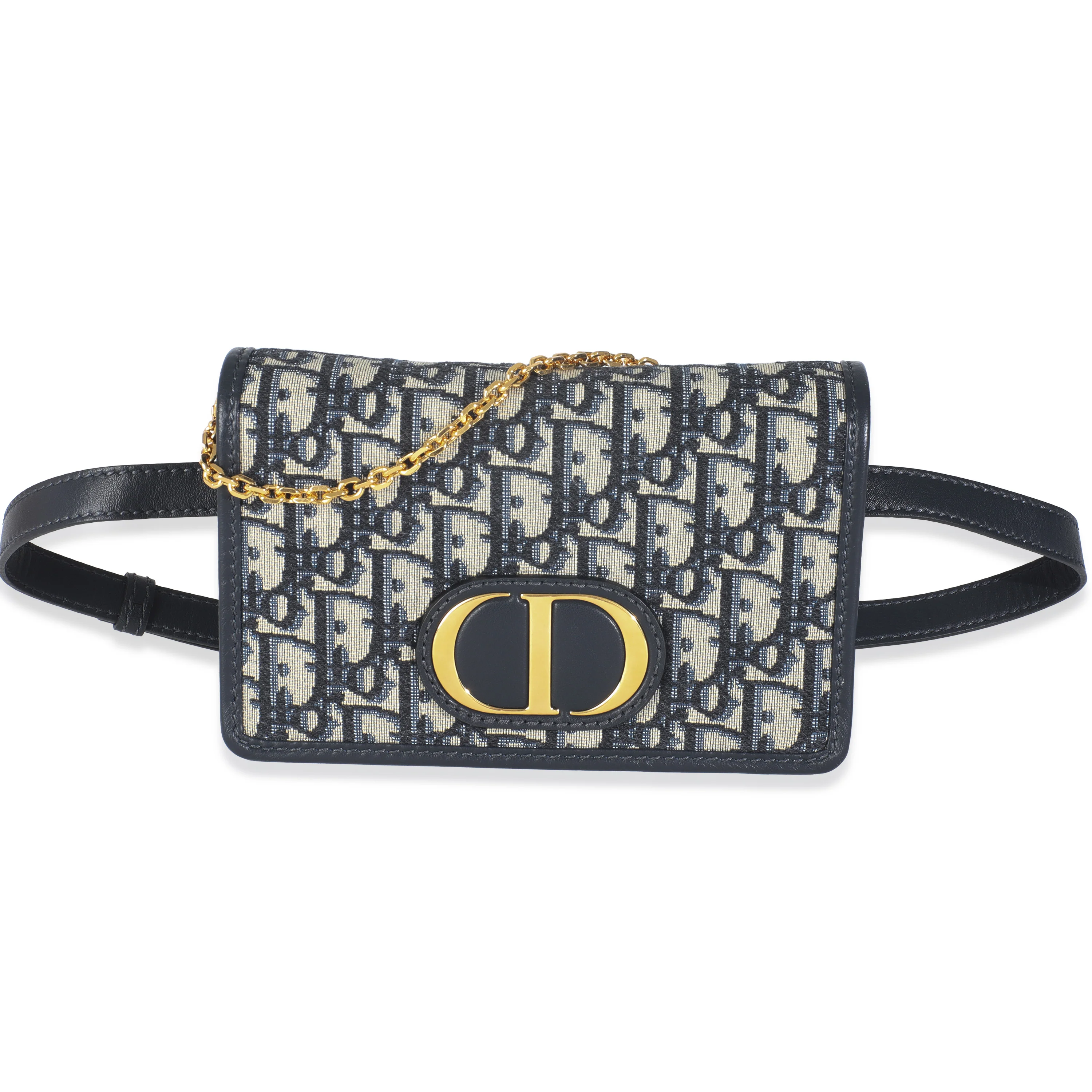 Blue Oblique Jacquard 30 Montaigne 2-in-1 Pouch - Image 9