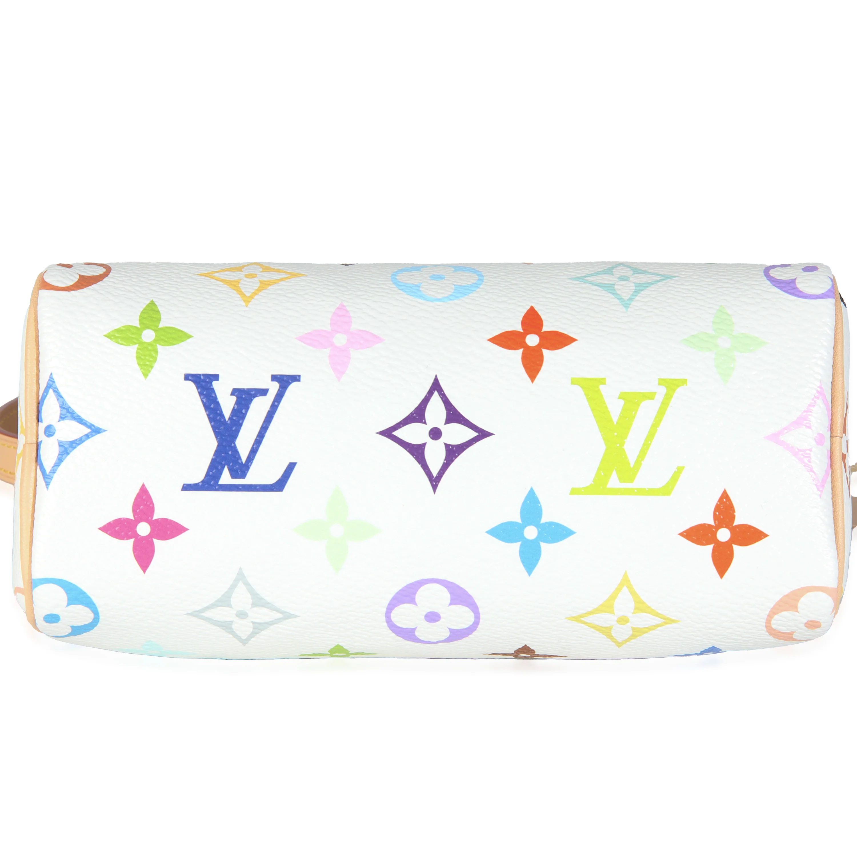 x TM White Monogram Multicolor Nano Speedy NM - Image 5