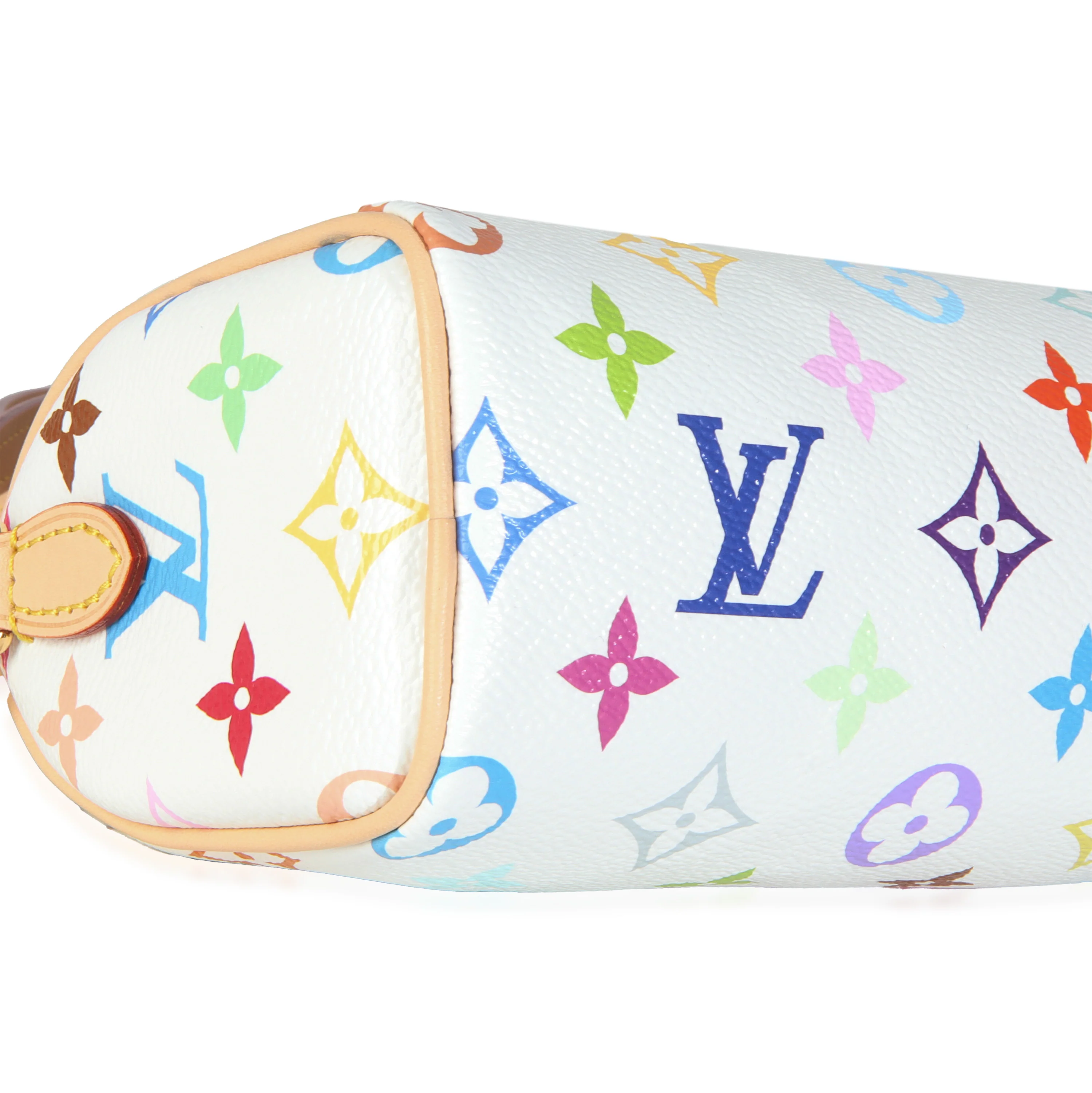 x TM White Monogram Multicolor Nano Speedy NM - Image 6