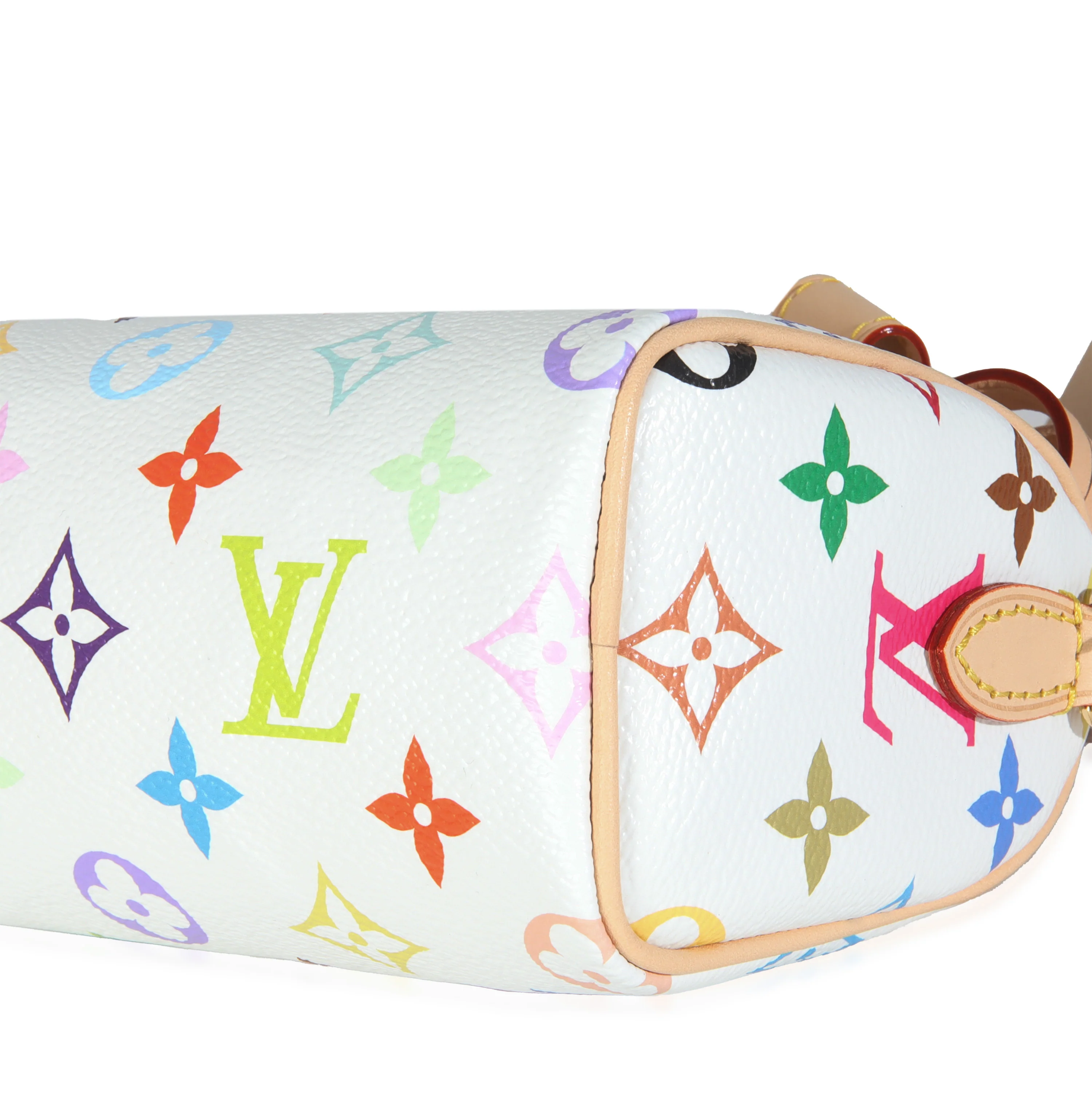 x TM White Monogram Multicolor Nano Speedy NM - Image 7