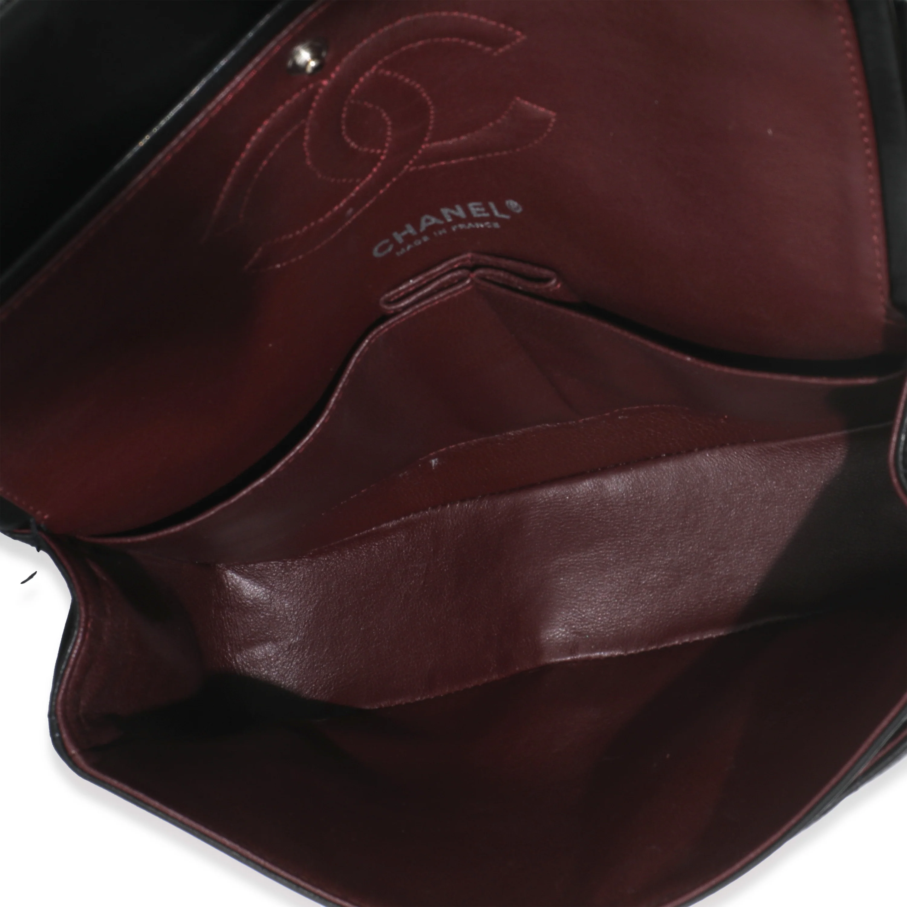 Black Quilted Lambskin Medium Classic Double Flap Bag - Image 9
