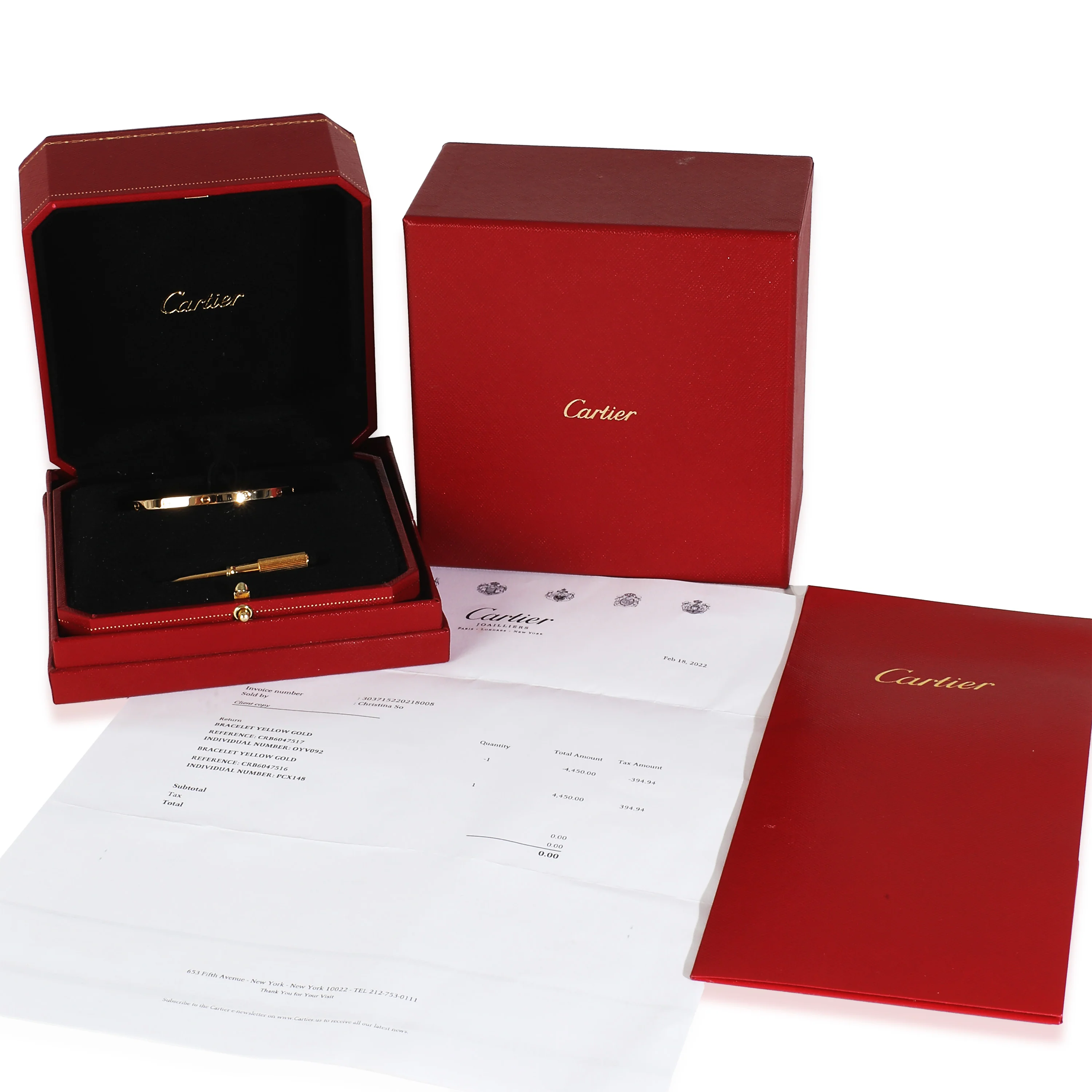 Yellow Gold Small Model Love Bracelet - Image 4