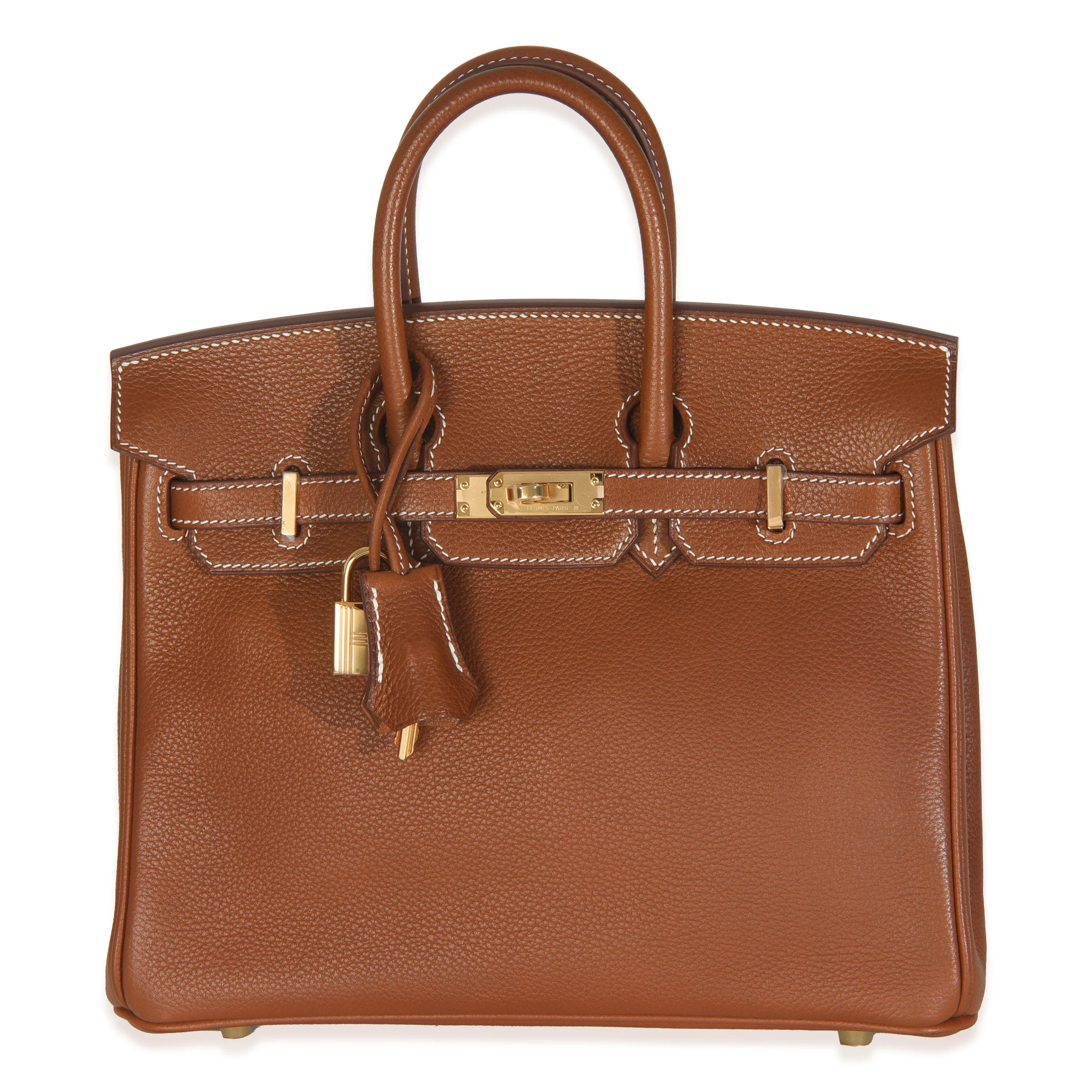 Fauve Barenia Faubourg Birkin 25 GHW