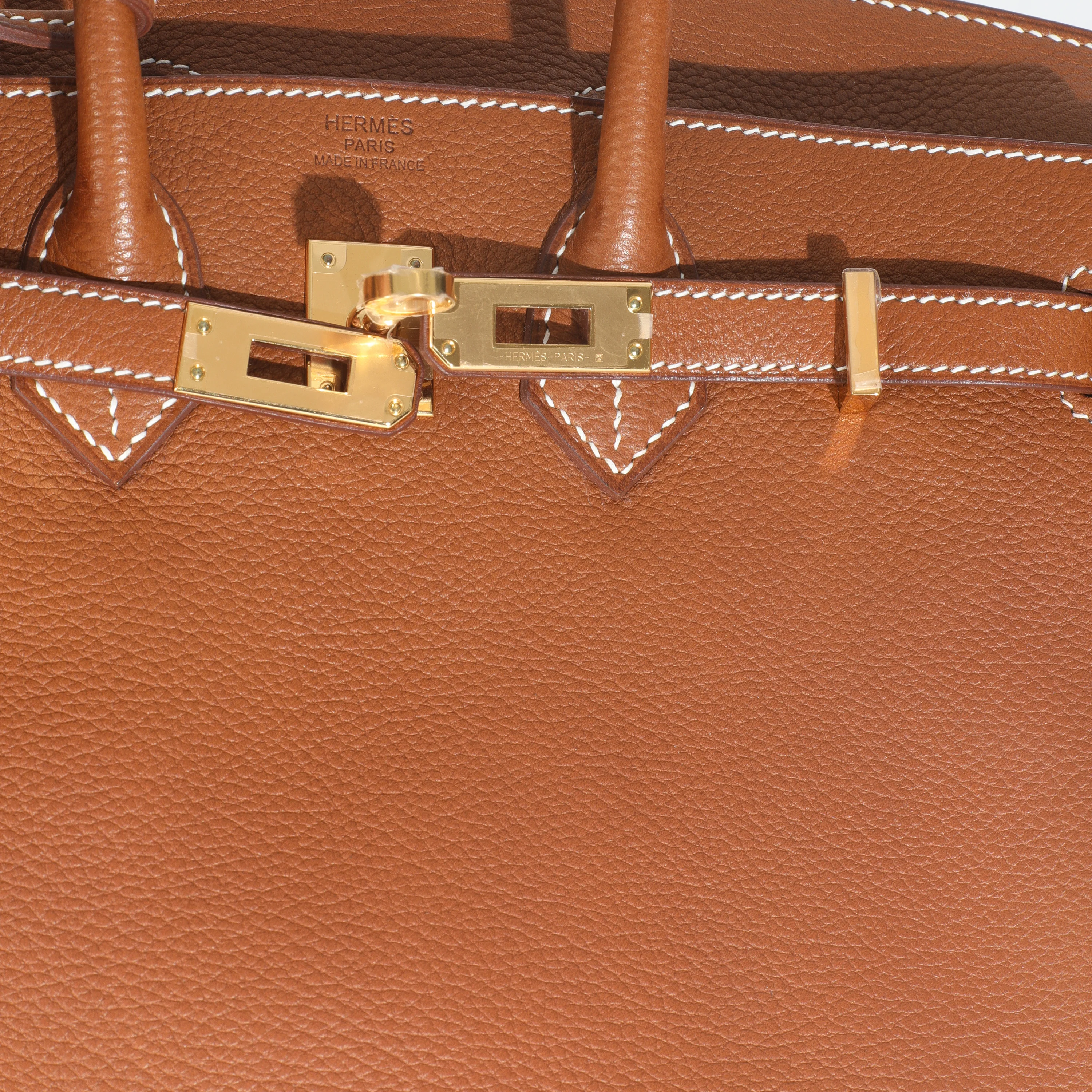 Fauve Barenia Faubourg Birkin 25 GHW - Image 8