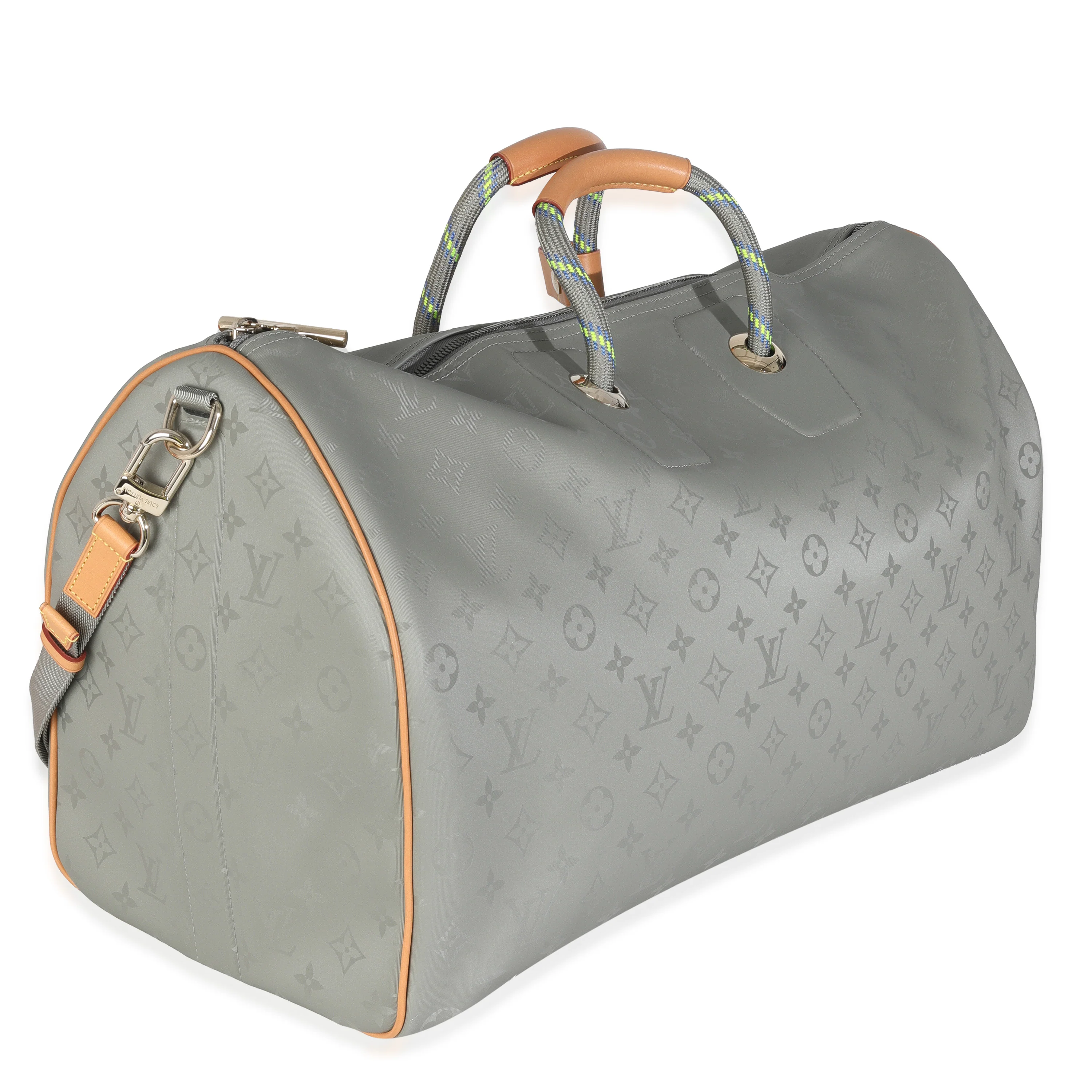 Monogram Titanium Keepall Bandouliere 50 - Image 3