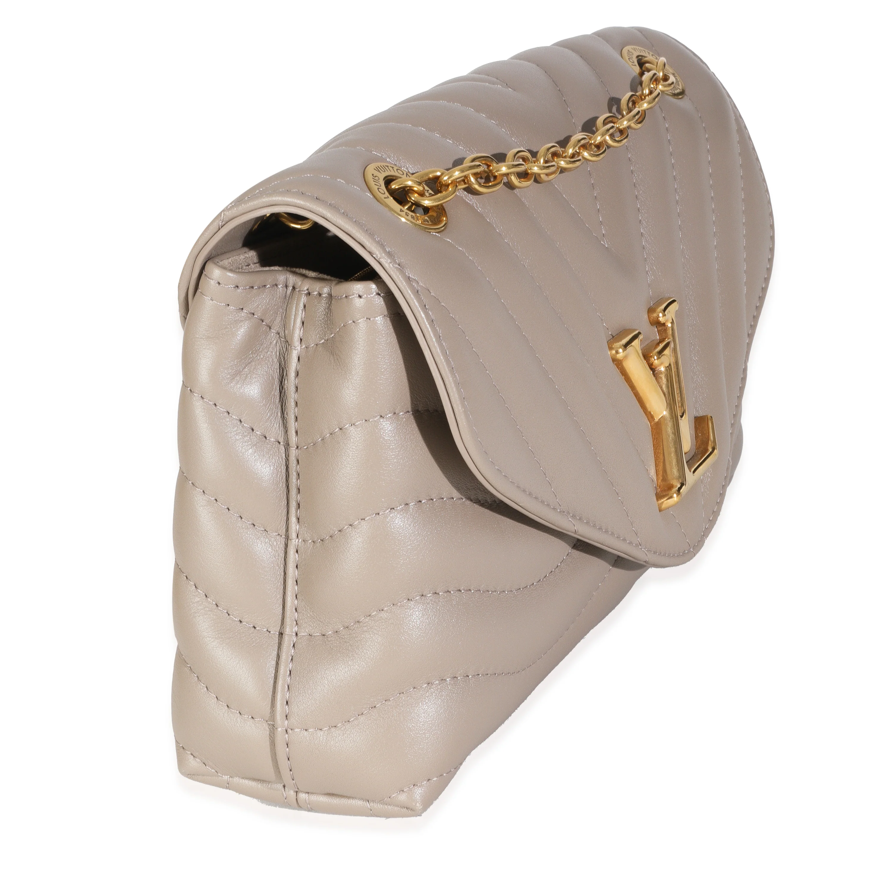 Taupe Calf Leather New Wave Chain MM - Image 3