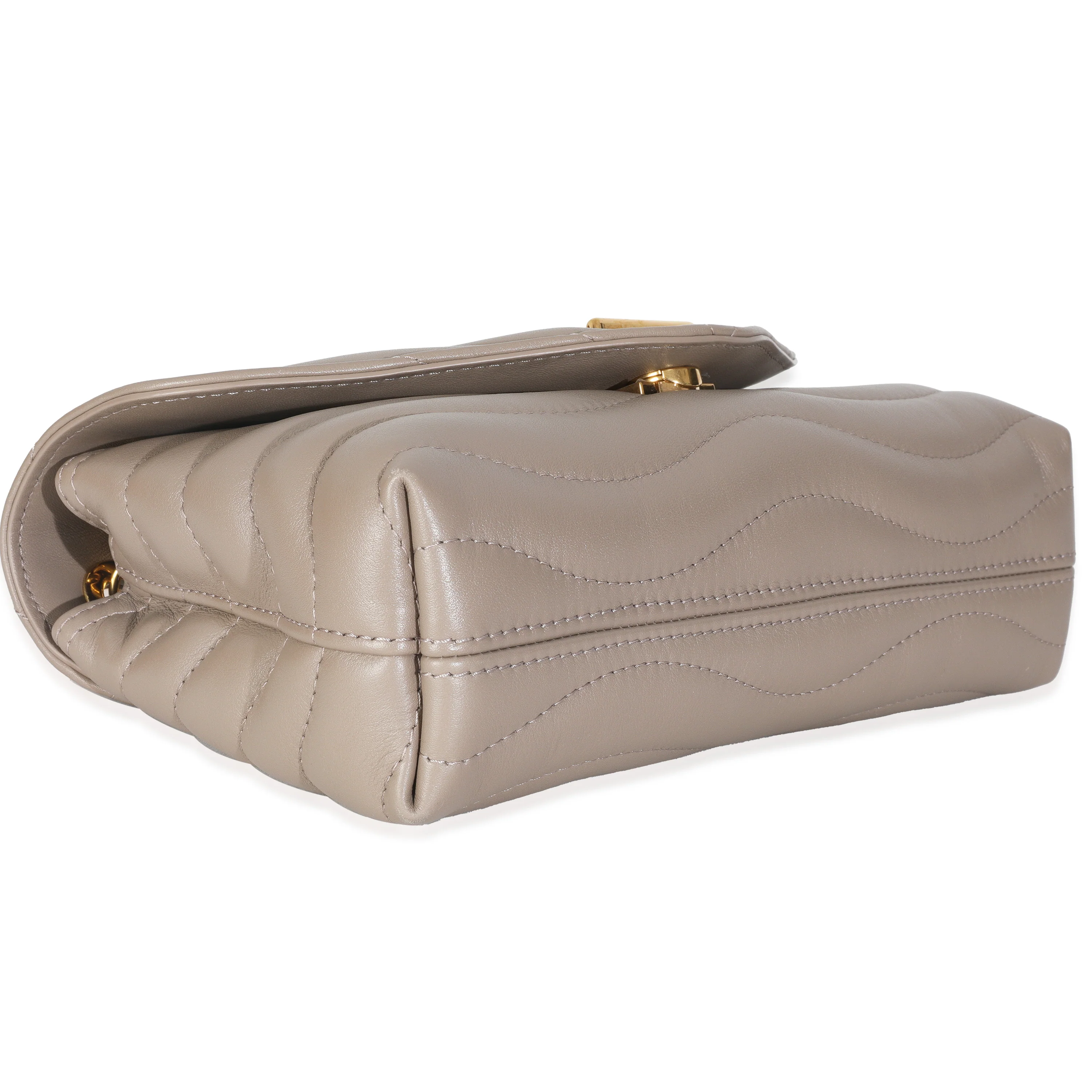 Taupe Calf Leather New Wave Chain MM - Image 7