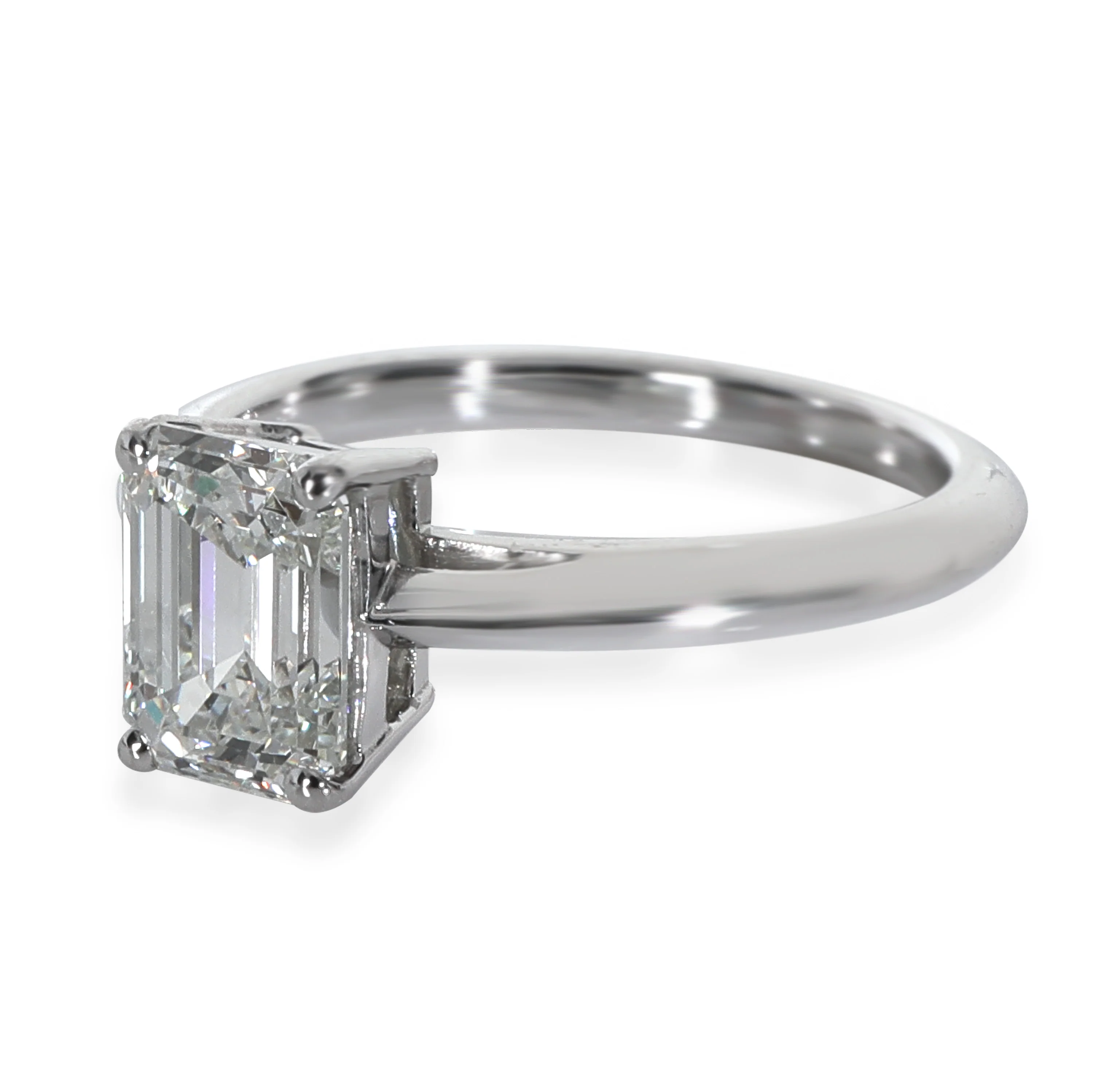 1.33 ct Emerald Diamond Engagement Ring - Image 2