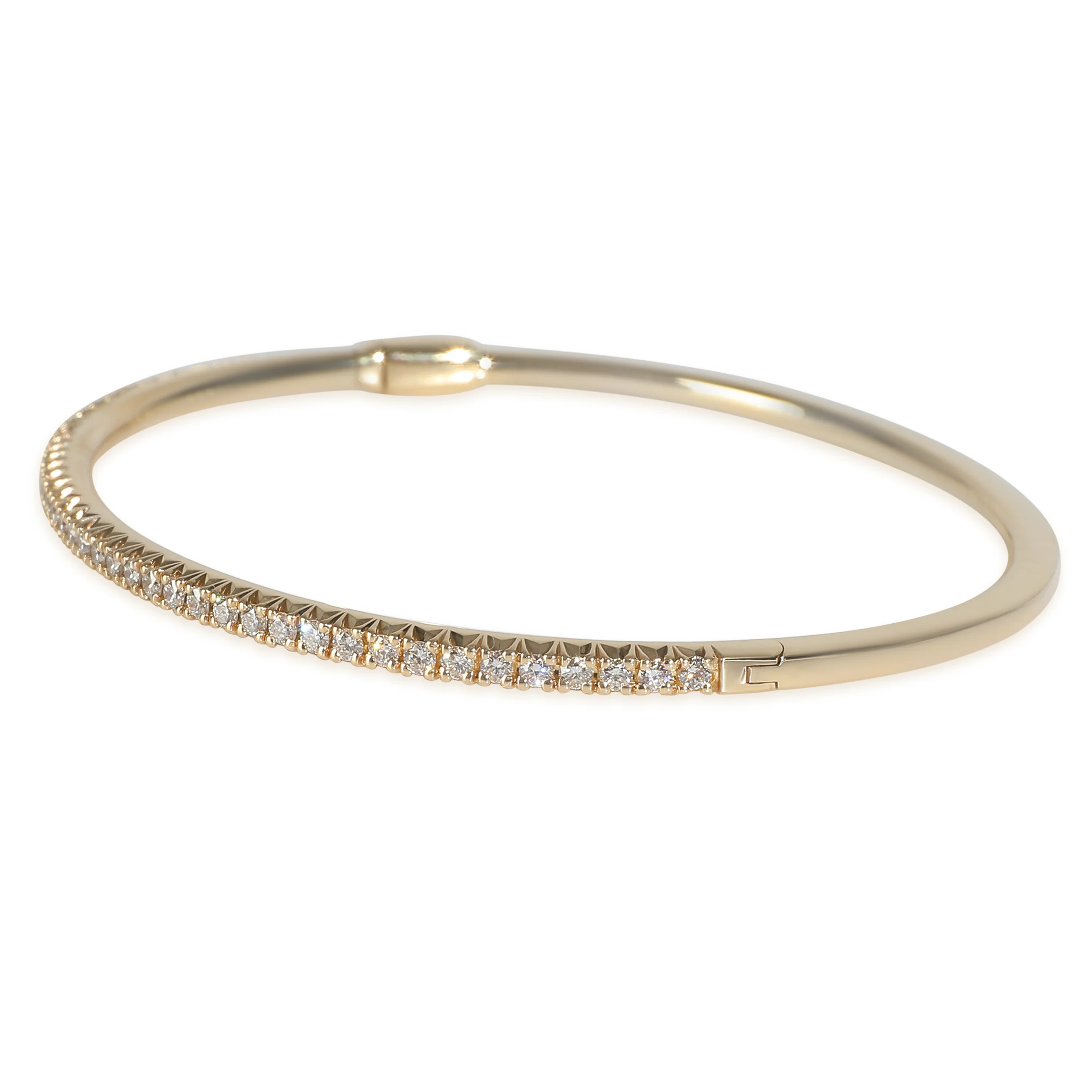 Yellow Gold Diamond Metro Bracelet - Image 2