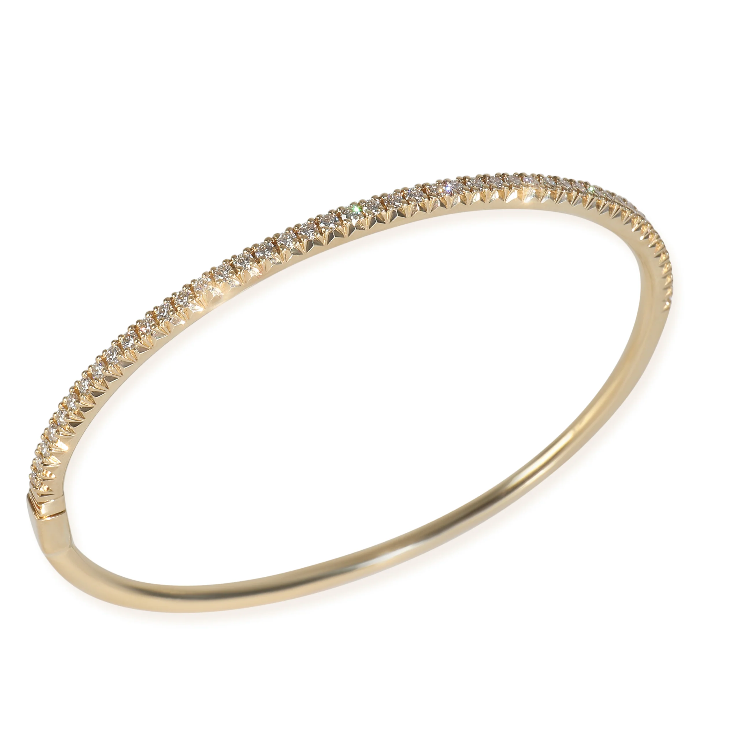 Yellow Gold Diamond Metro Bracelet - Image 4