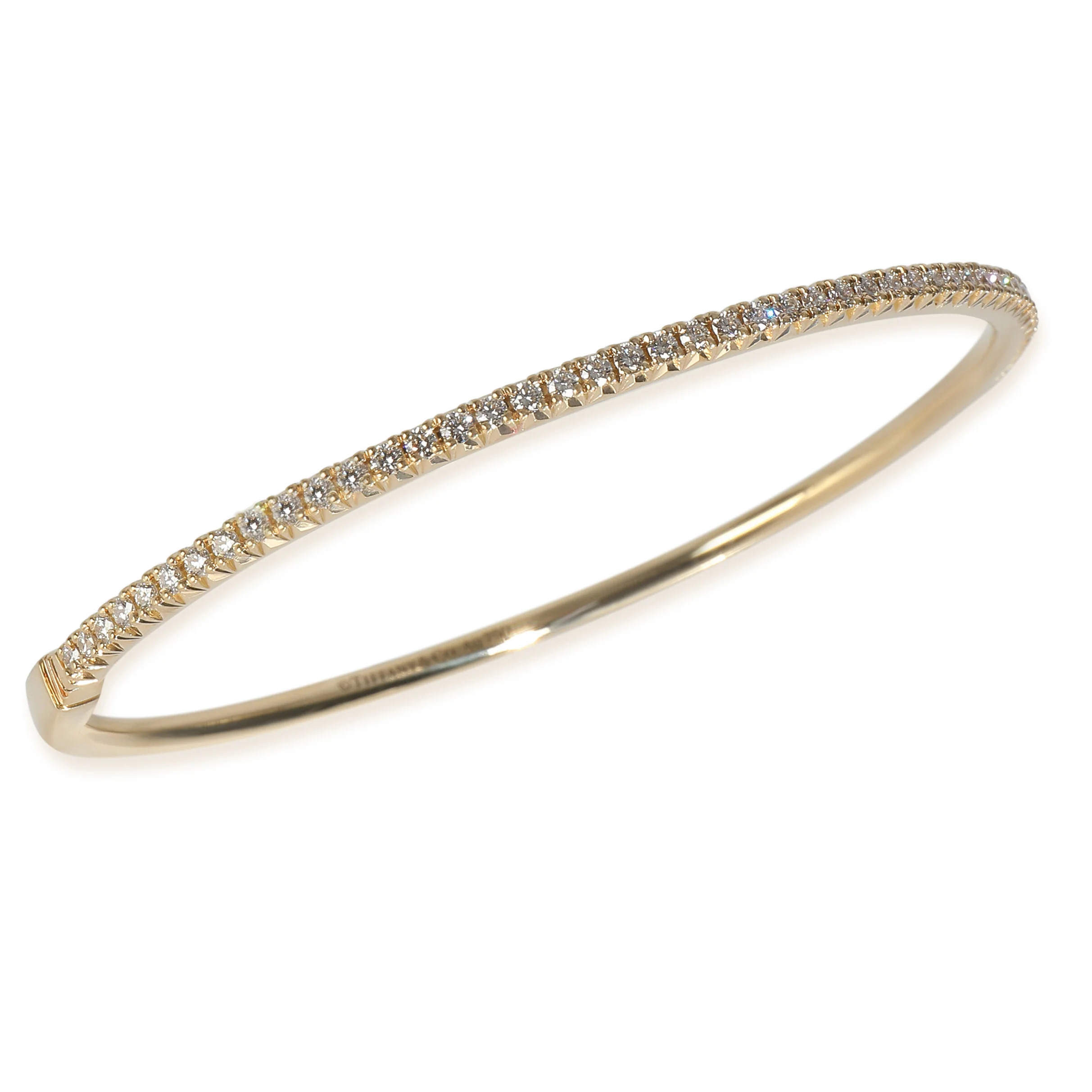 Yellow Gold Diamond Metro Bracelet - Image 5
