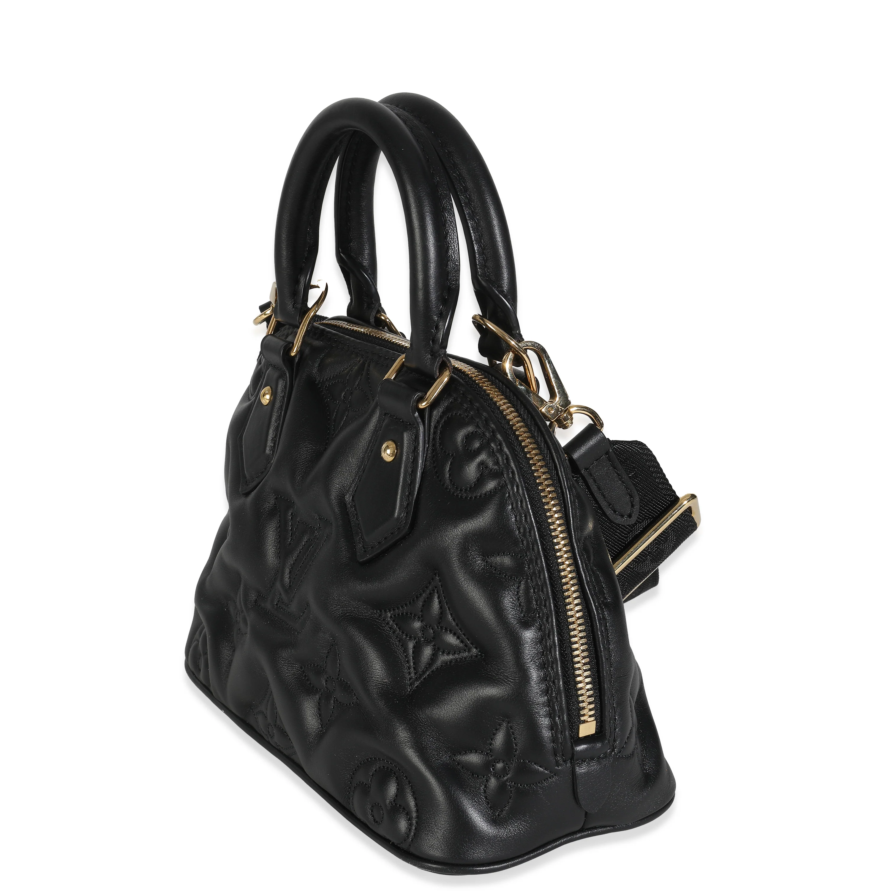 Black Bubblegram Calfskin Alma BB - Image 2