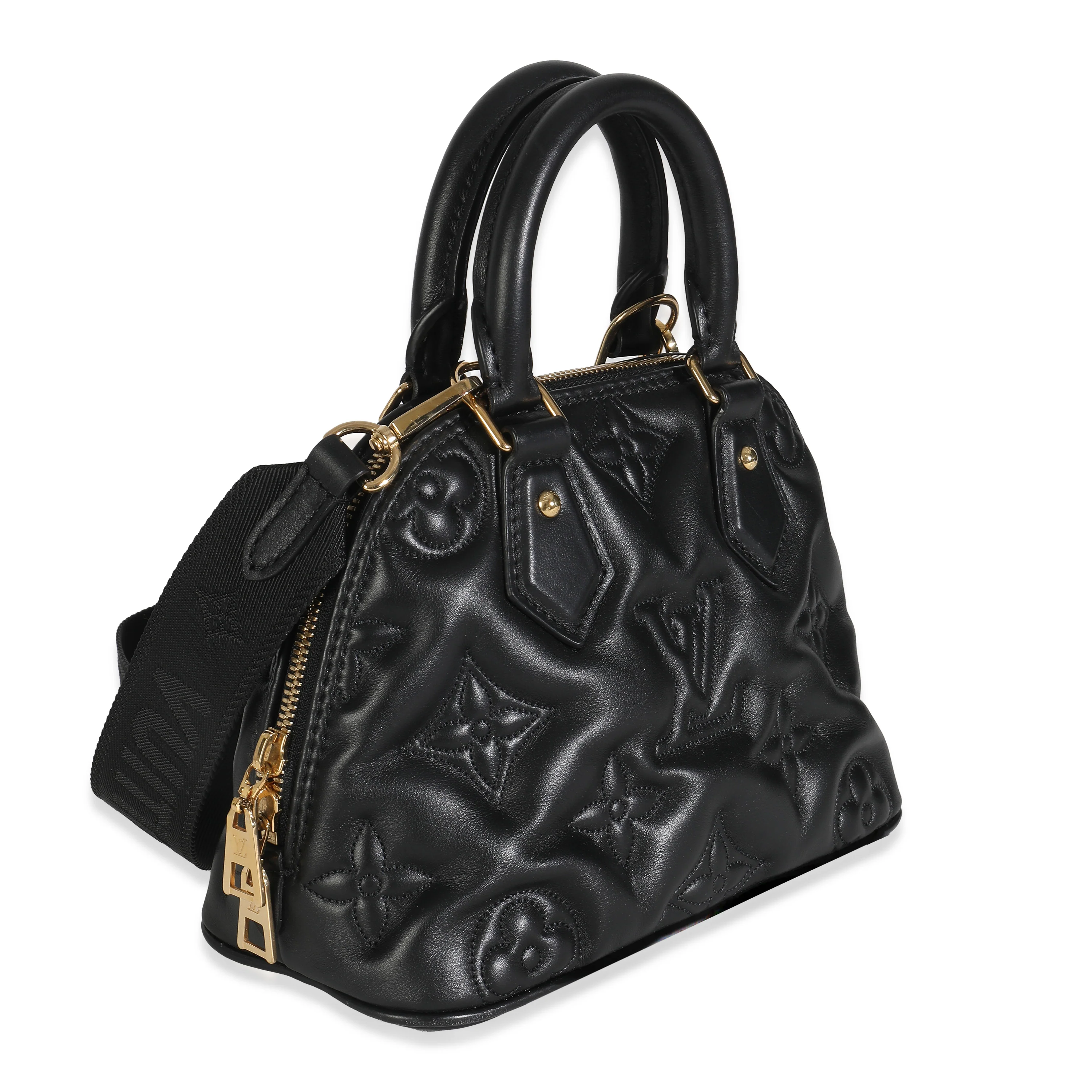 Black Bubblegram Calfskin Alma BB - Image 3