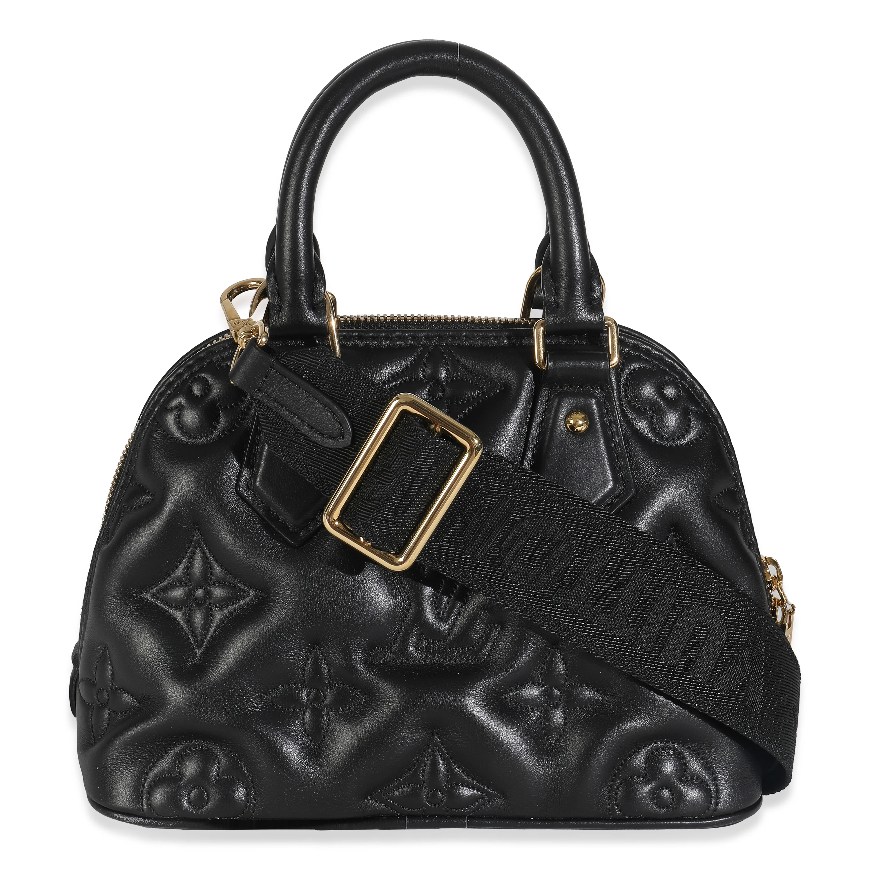 Black Bubblegram Calfskin Alma BB - Image 4
