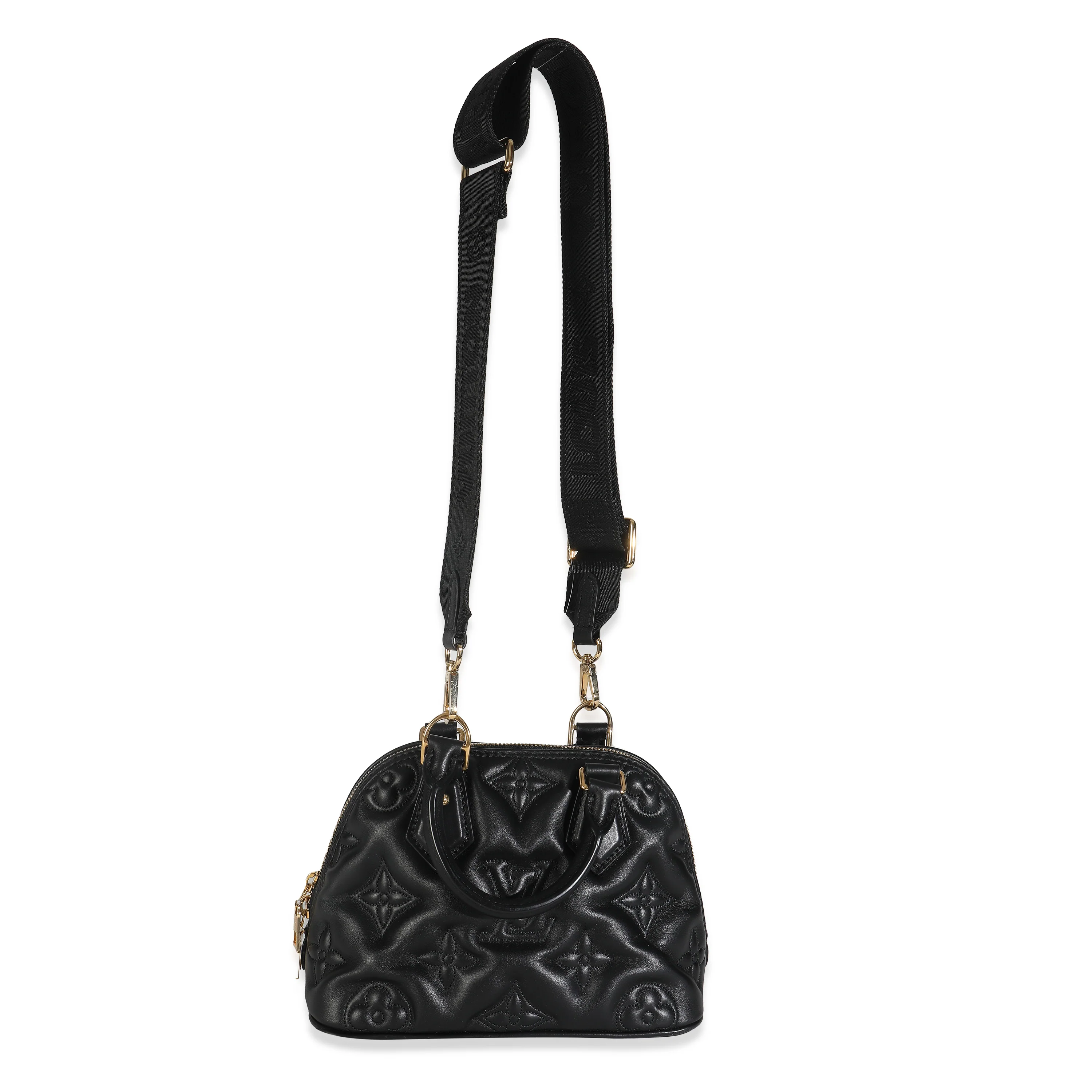 Black Bubblegram Calfskin Alma BB - Image 8