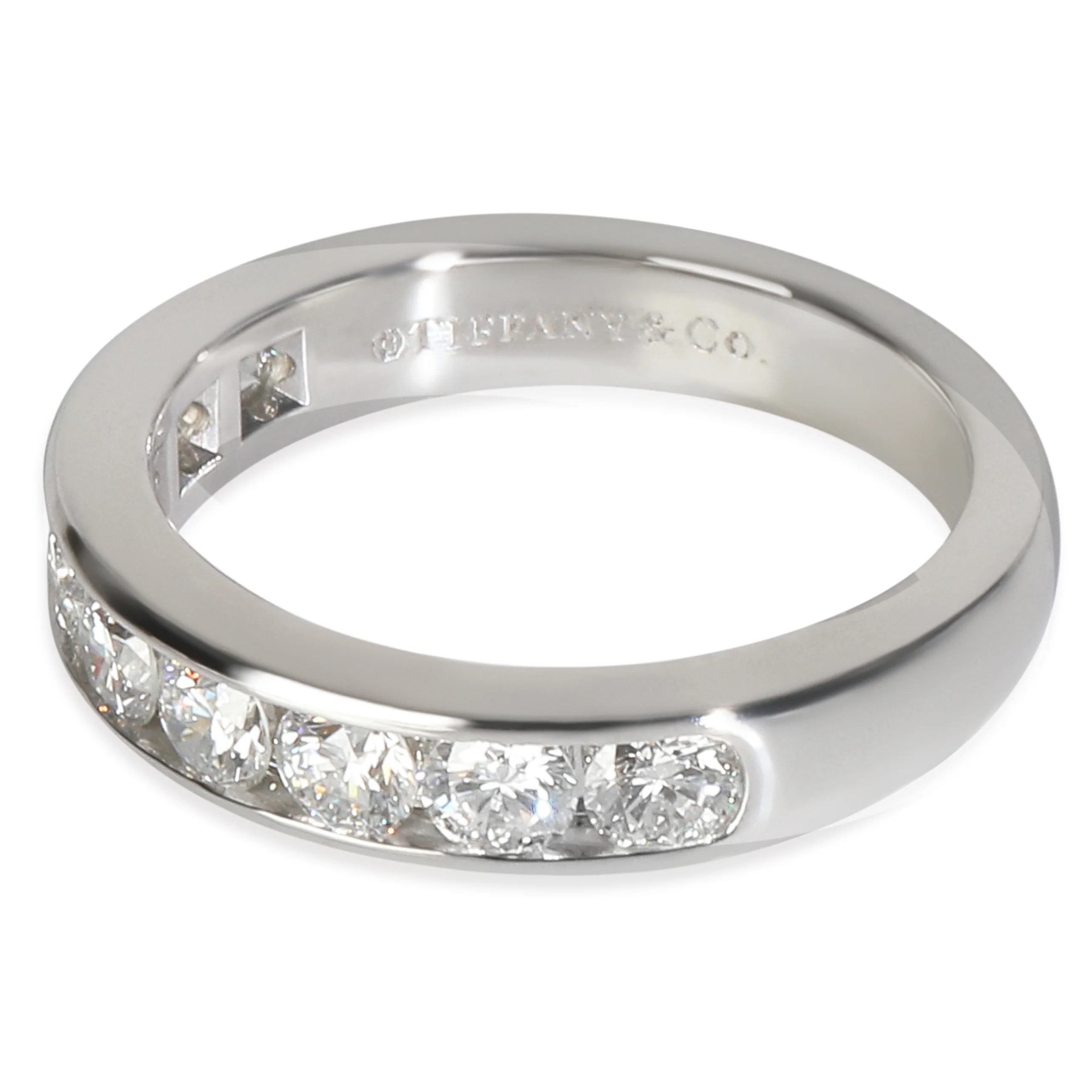 Platinum Diamond Channel Set Band - Image 2