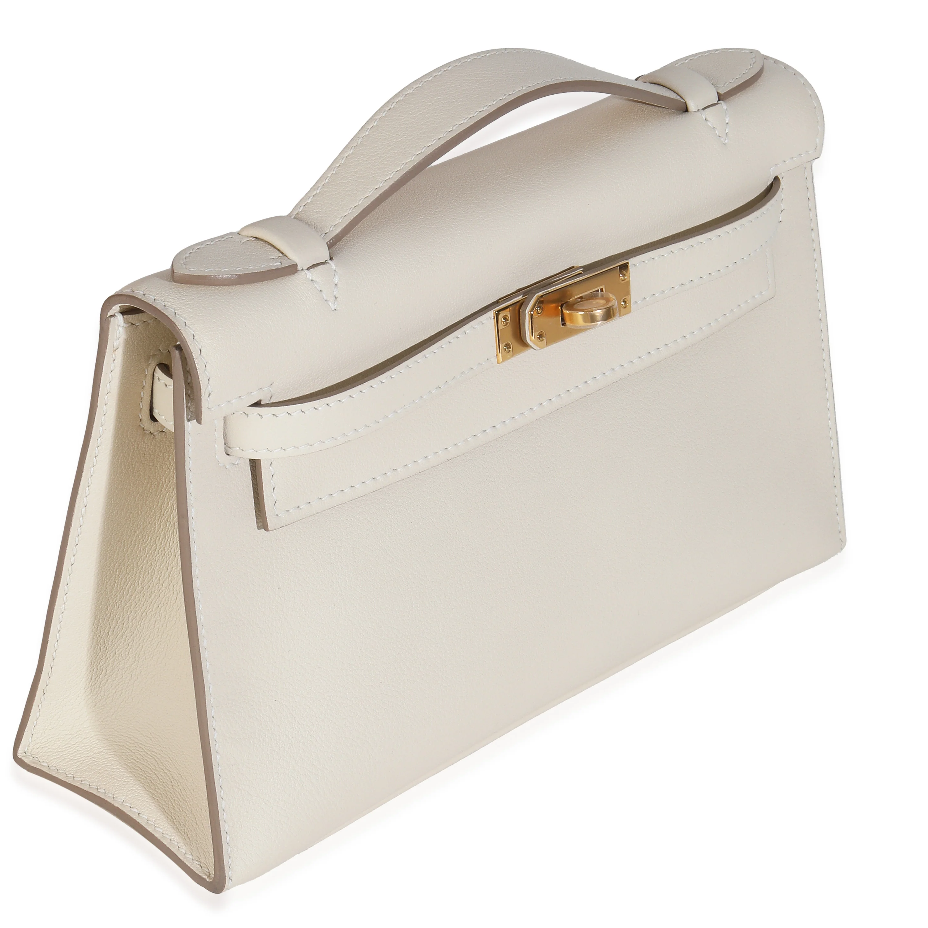 Craie Swift Kelly Pochette Clutch GHW - Image 3