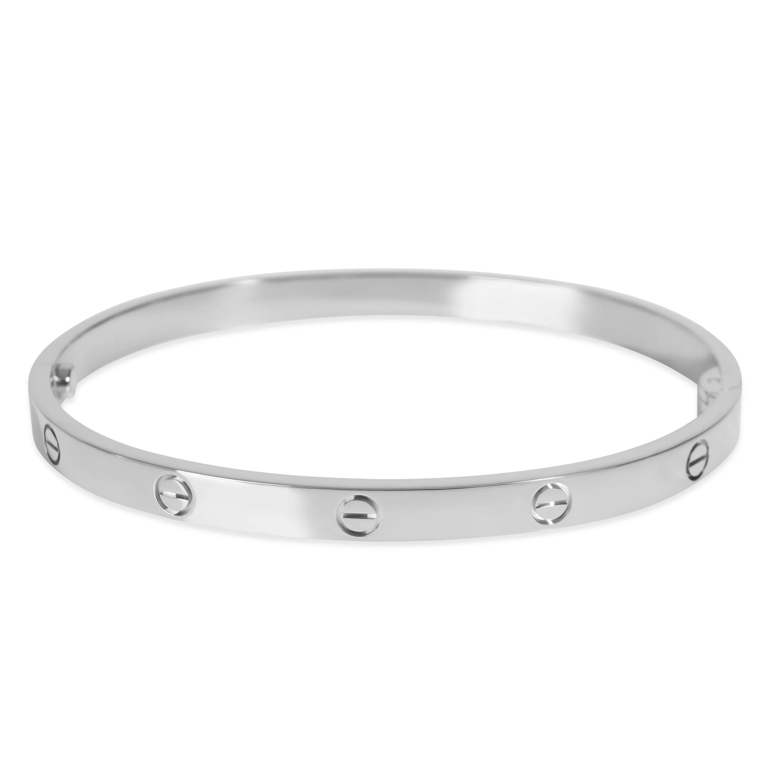 White Gold Medium Model Love Bracelet - Image 3