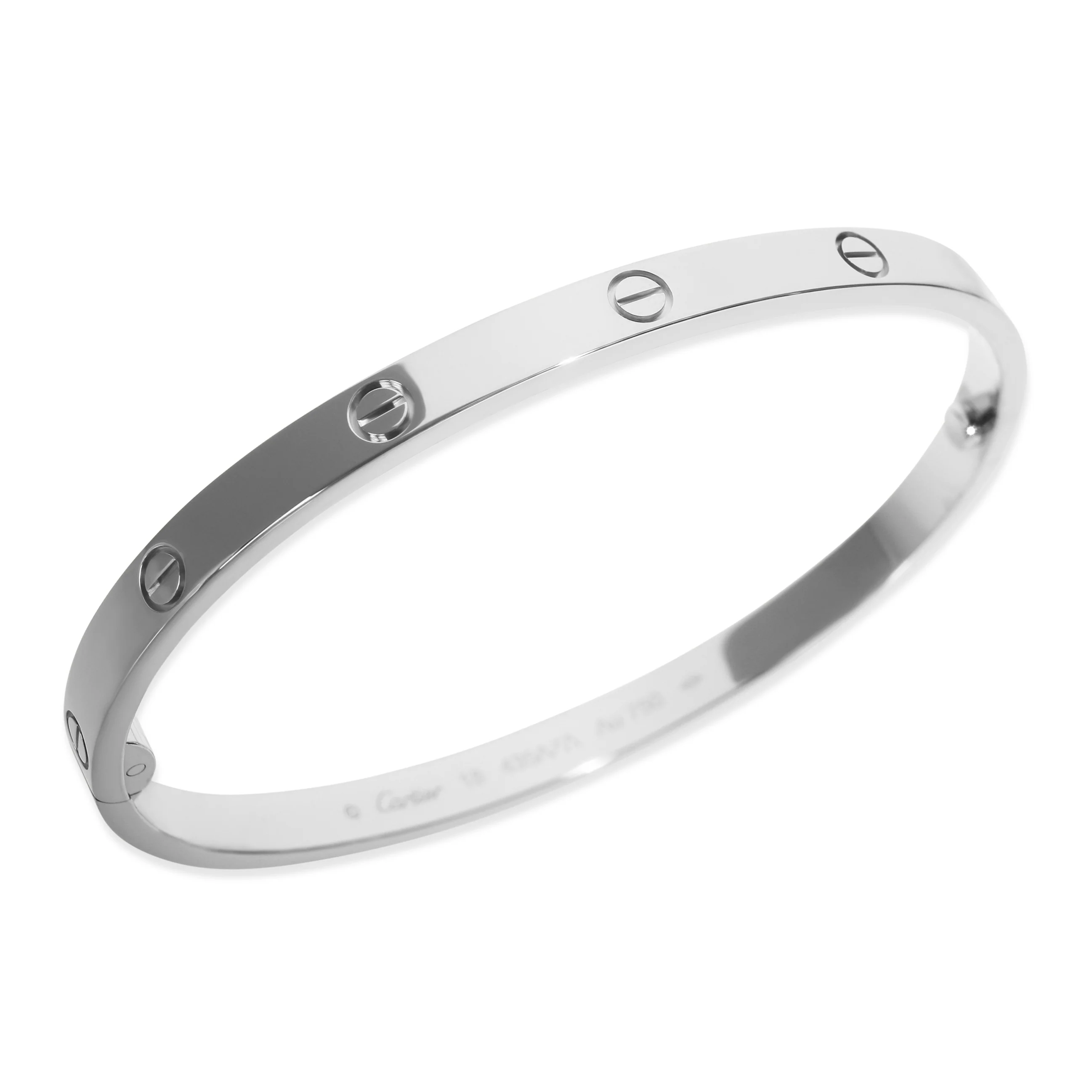 White Gold Medium Model Love Bracelet - Image 5
