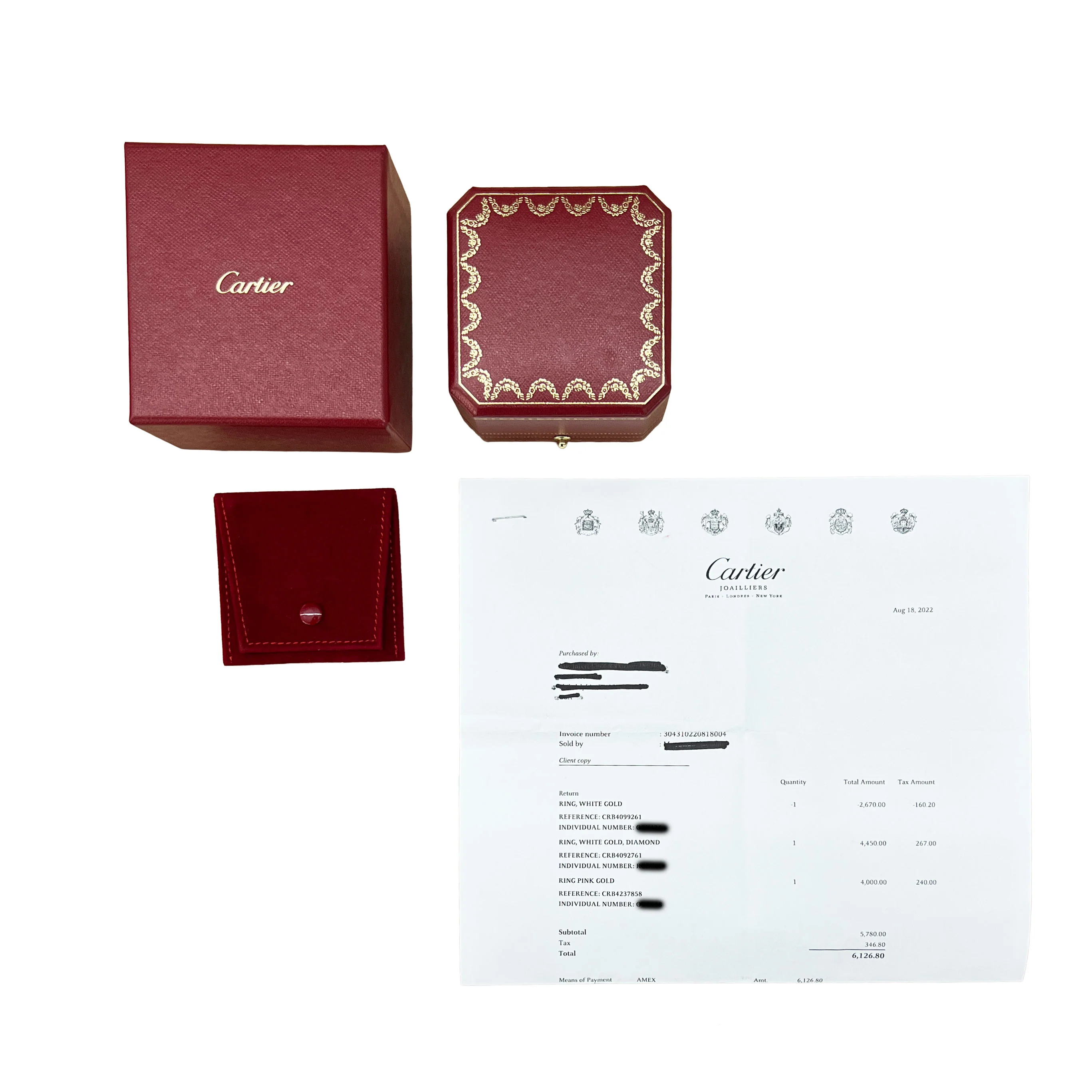 Rose Gold Clash de Cartier Ring - Image 5