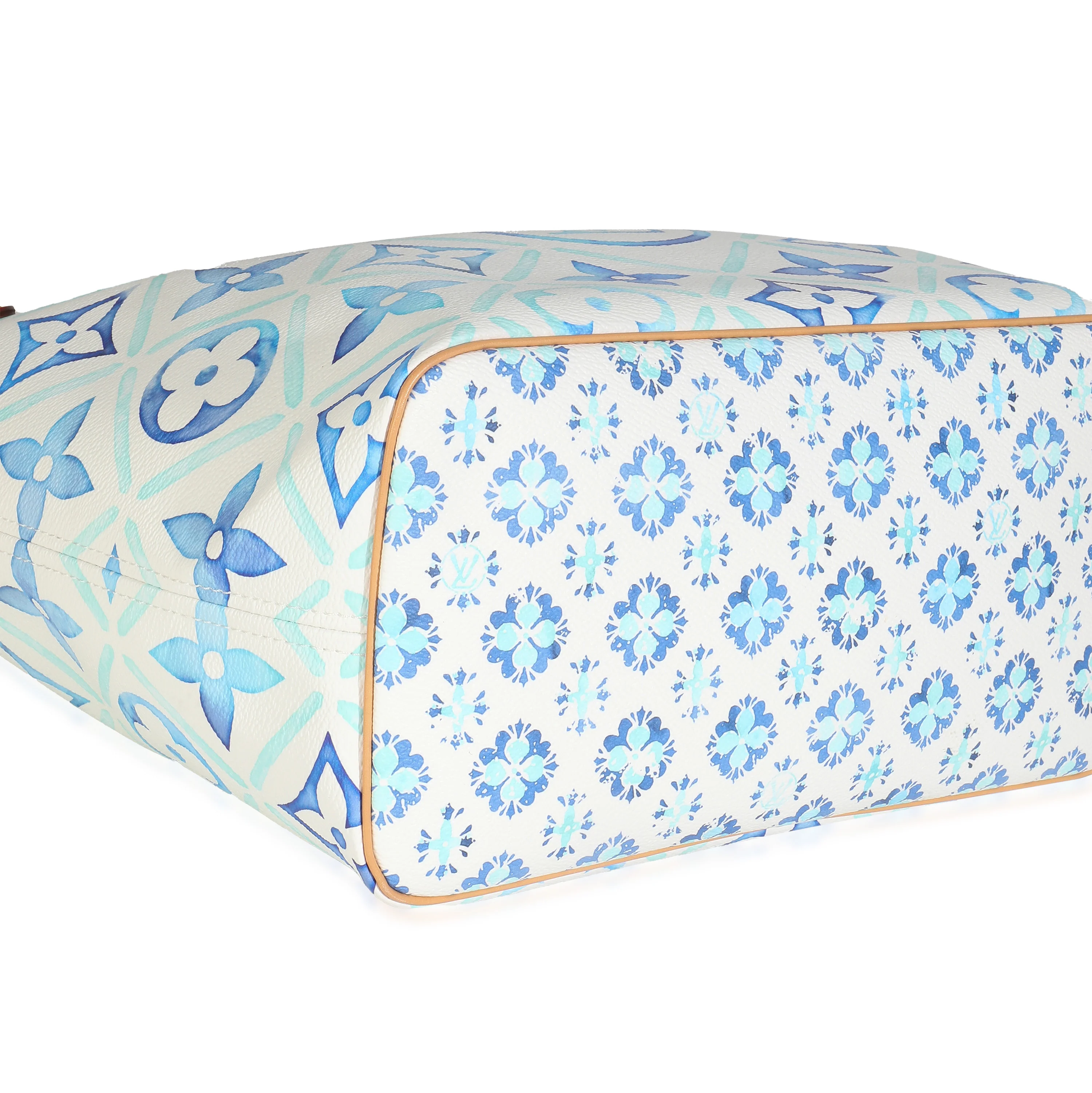 Lagoon Blue Monogram Canvas Tiles By The Pool 2.0 Neverfull MM - Image 7